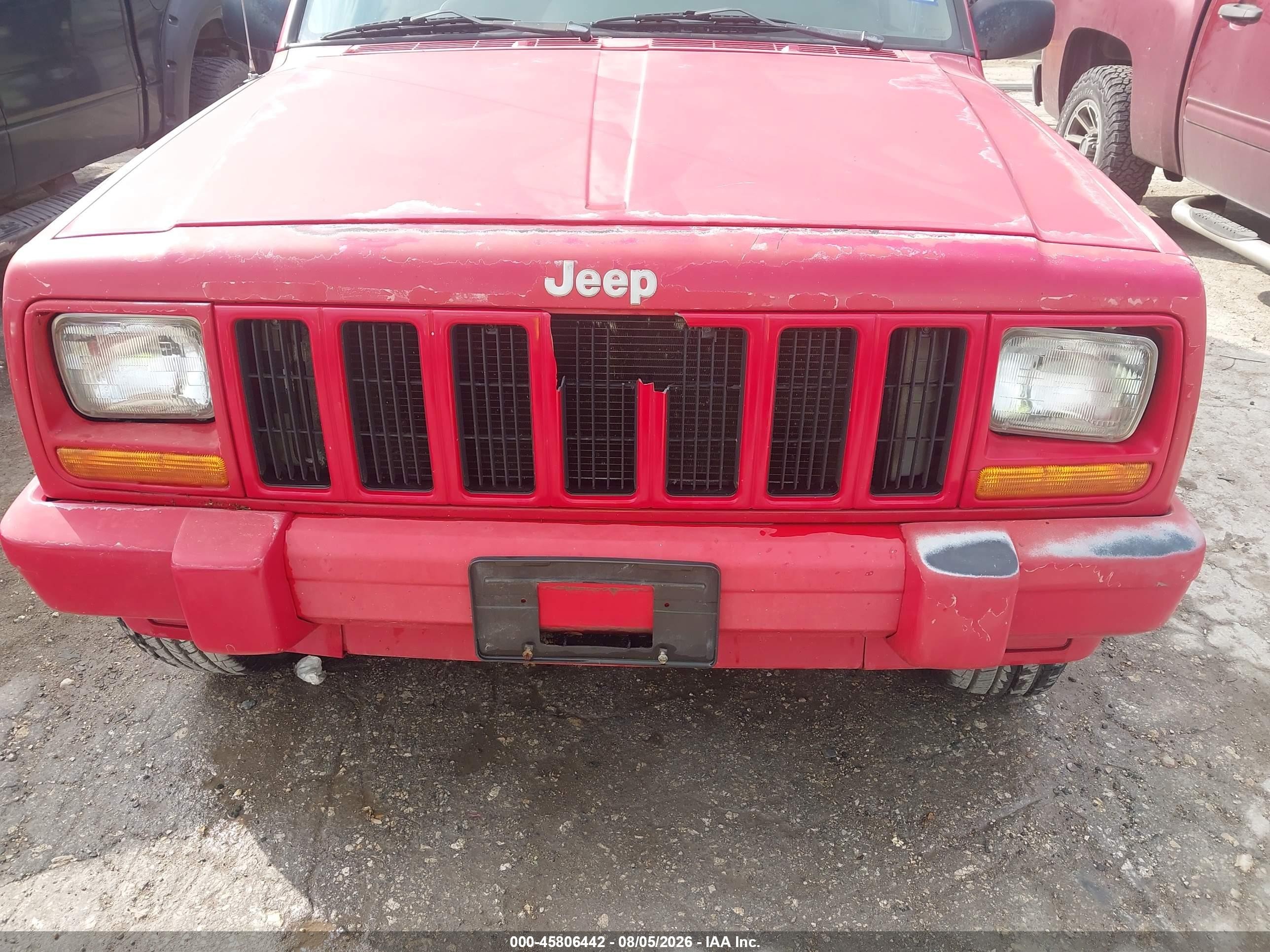 2000 Jeep Cherokee Classic Red vin: 1J4FT58S0YL113990