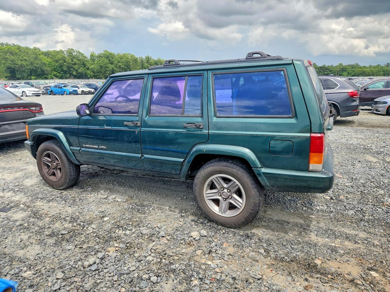 2000 Jeep Cherokee Classic Green vin: 1J4FT58S0YL189743