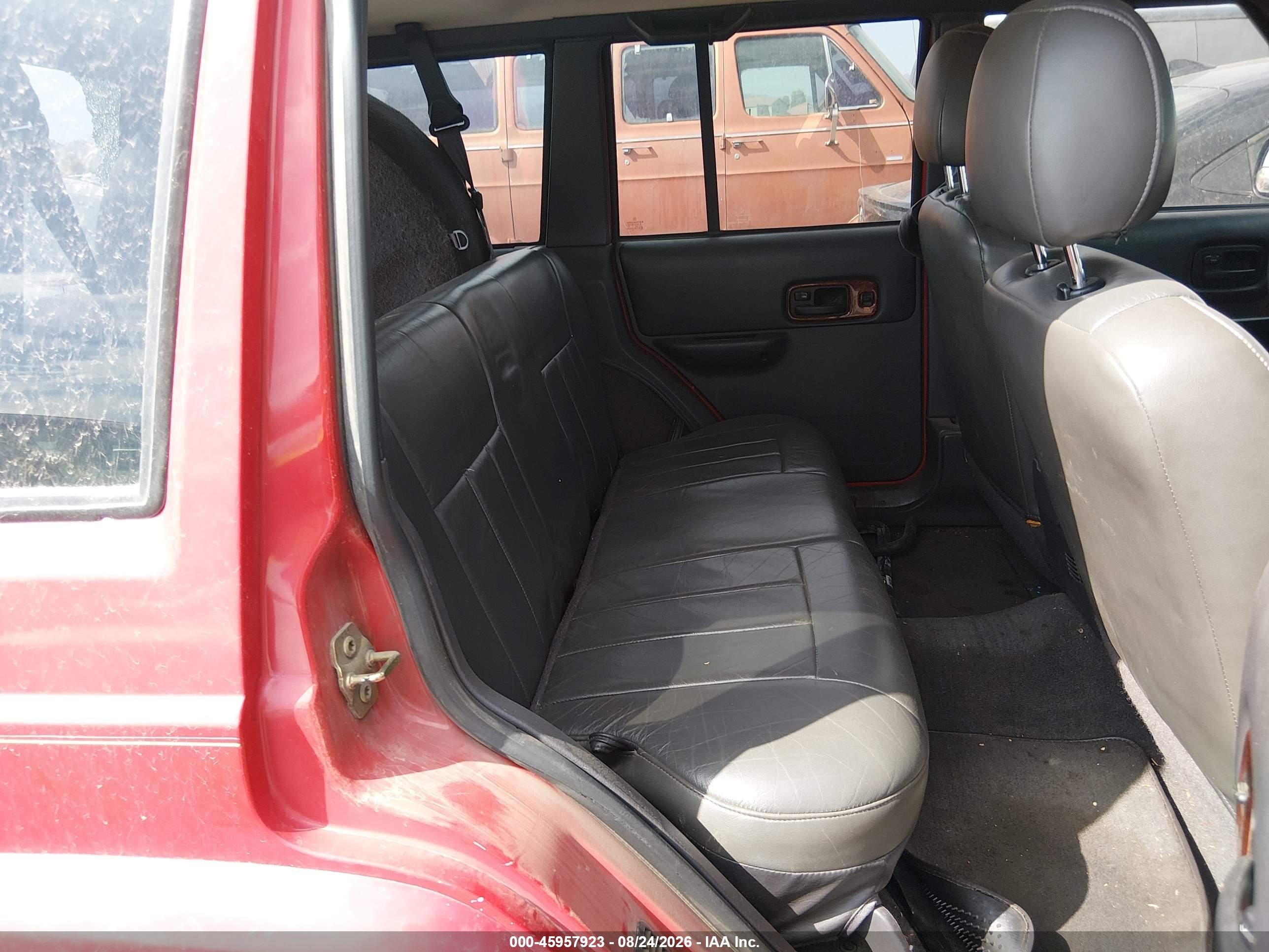 2001 Jeep Cherokee Limited Красный vin: 1J4FT58S11L623920