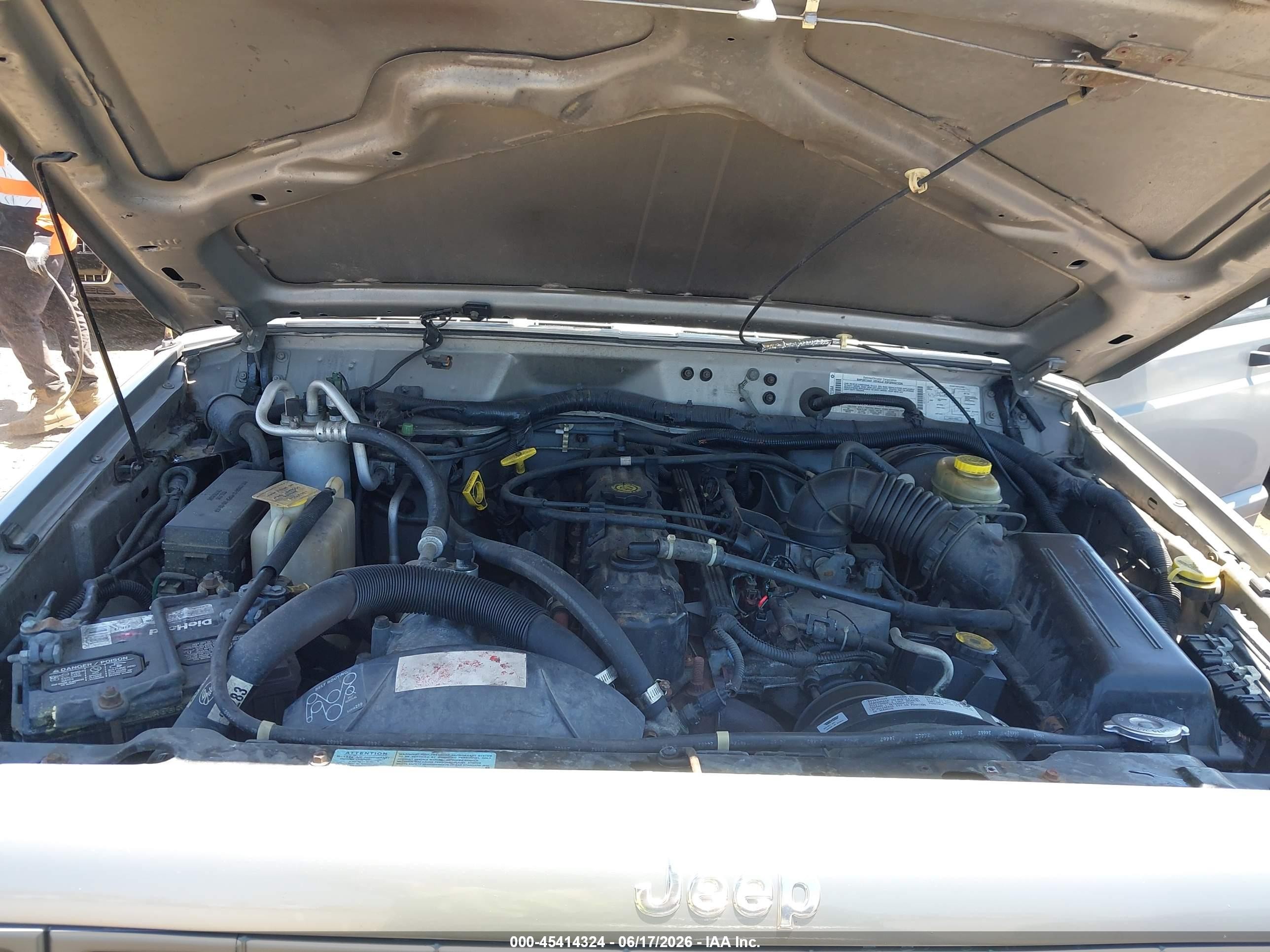 2001 Jeep Cherokee Limited Серый vin: 1J4FT58S21L573707