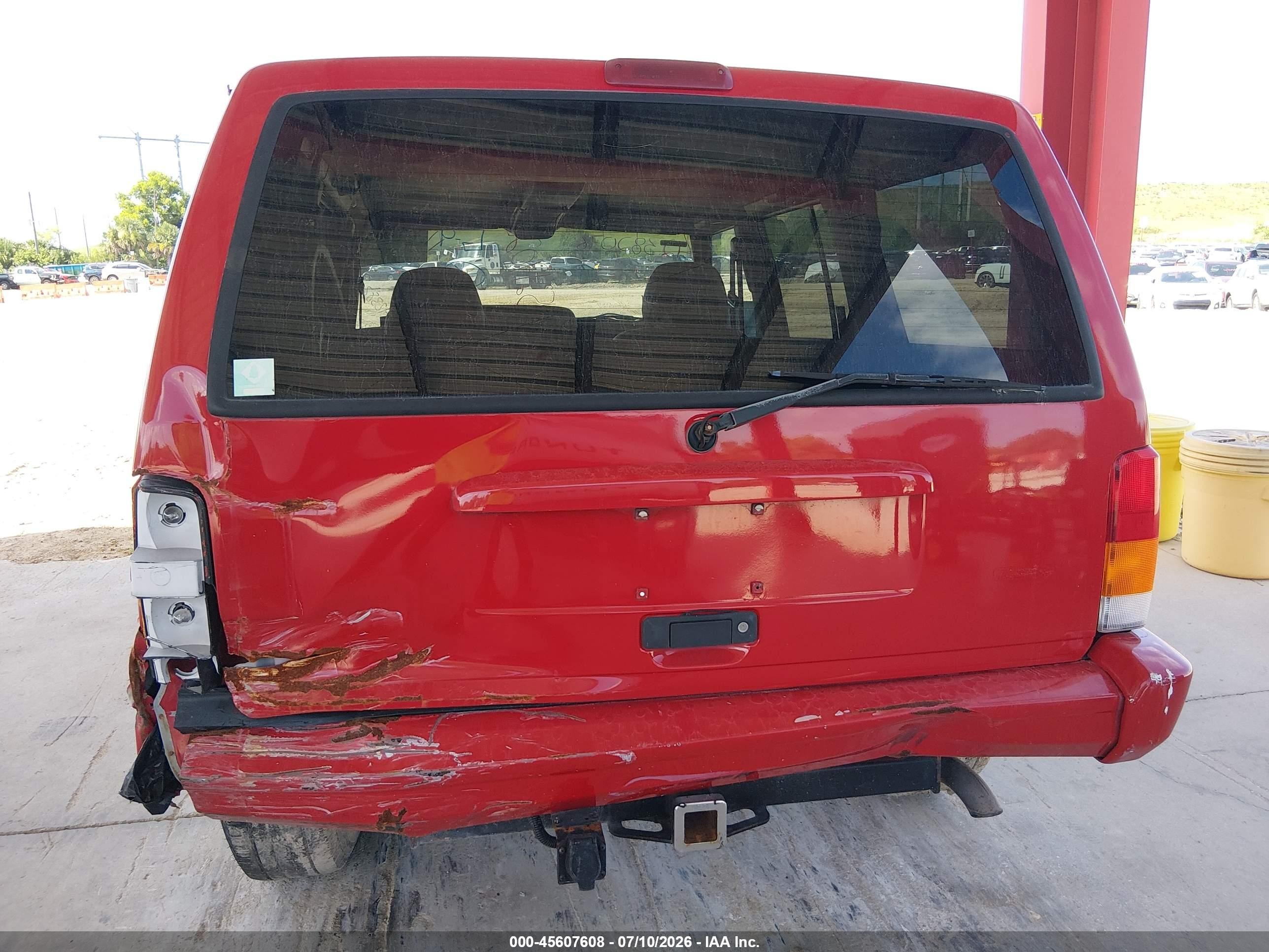 2001 Jeep Cherokee Limited Red vin: 1J4FT58S51L615593