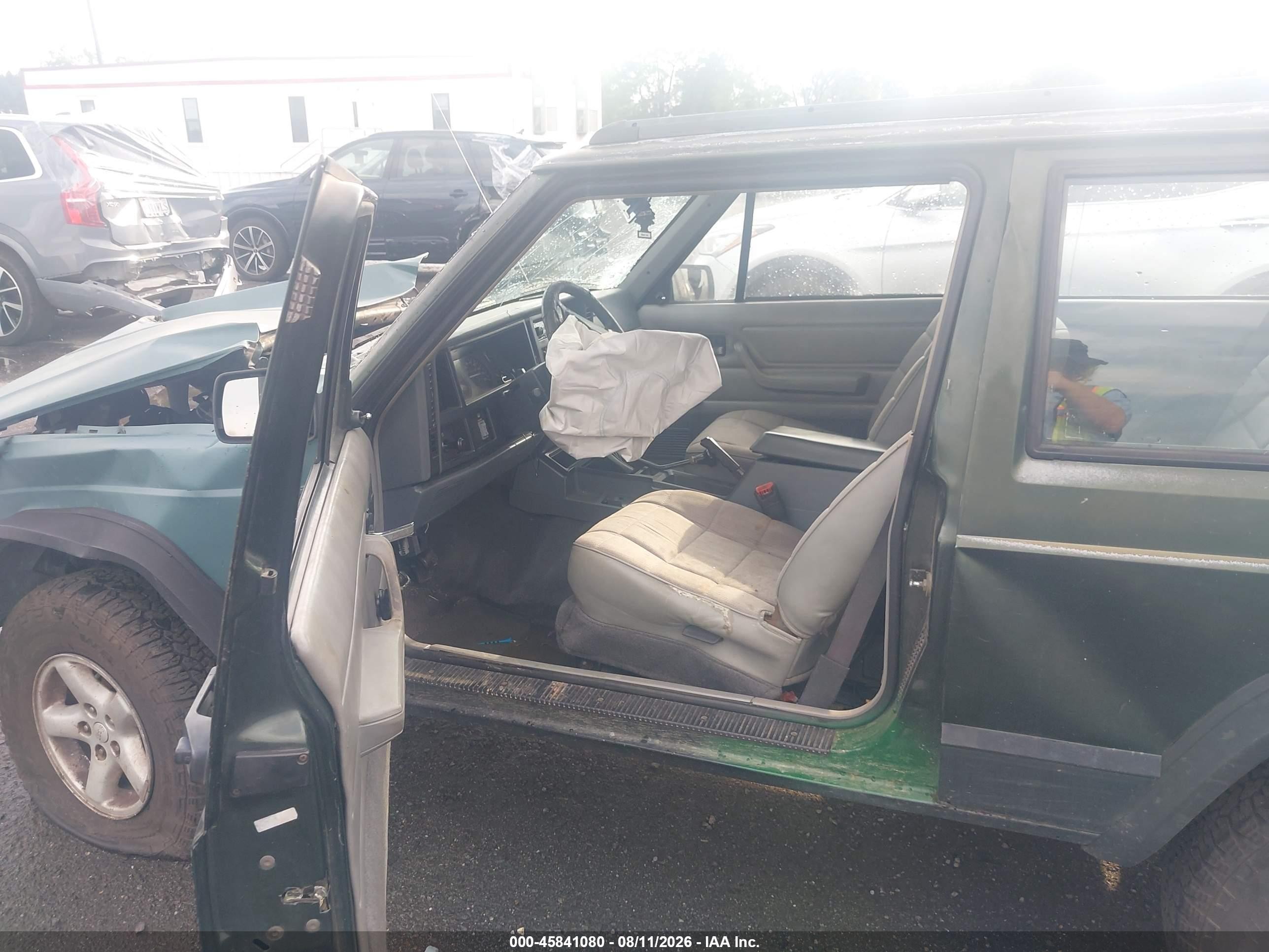 1996 Jeep Cherokee Sport Green vin: 1J4FT67S3TL323239