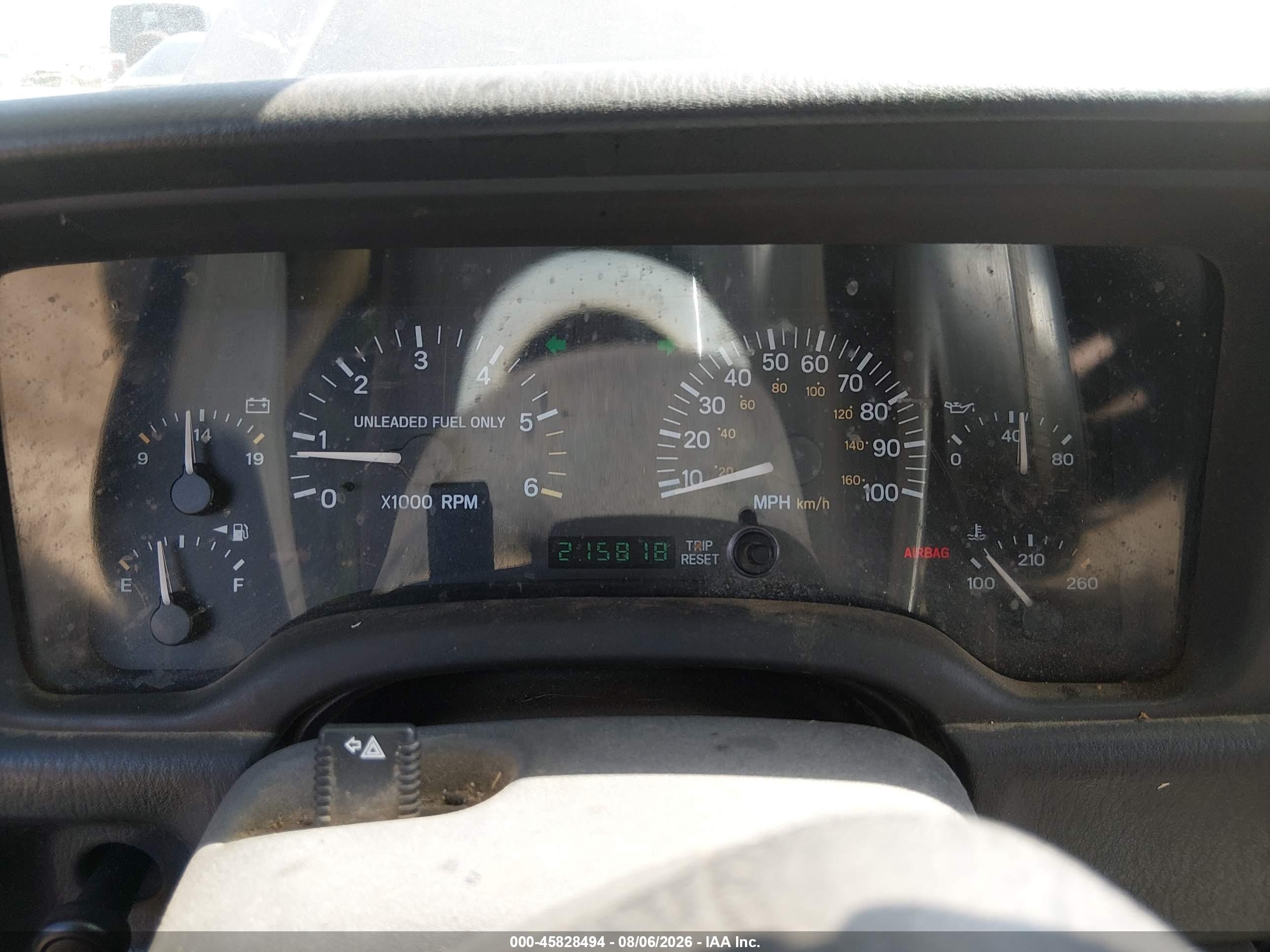 1998 Jeep Cherokee Sport Black vin: 1J4FT67S8WL236781