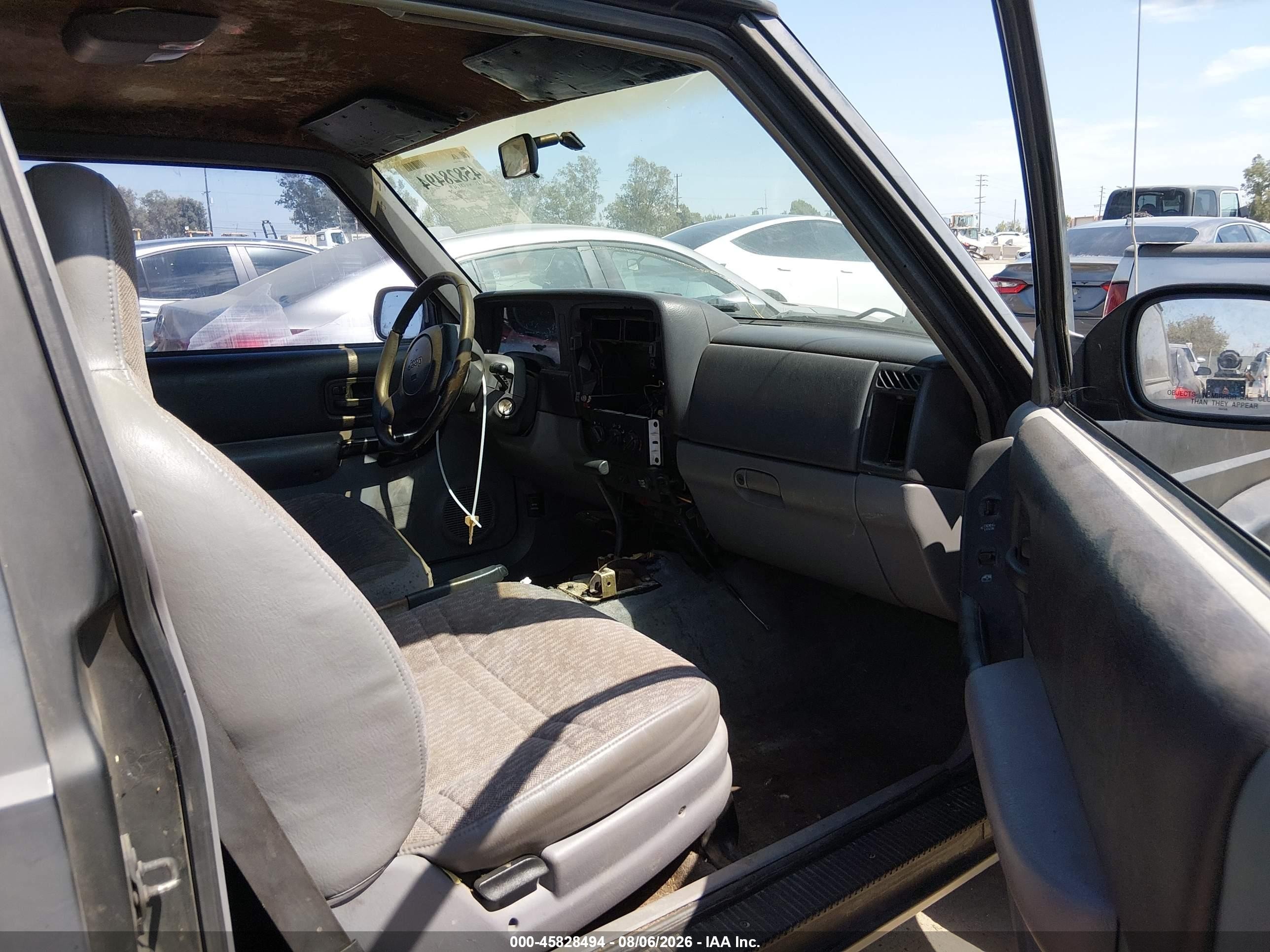 1998 Jeep Cherokee Sport Black vin: 1J4FT67S8WL236781