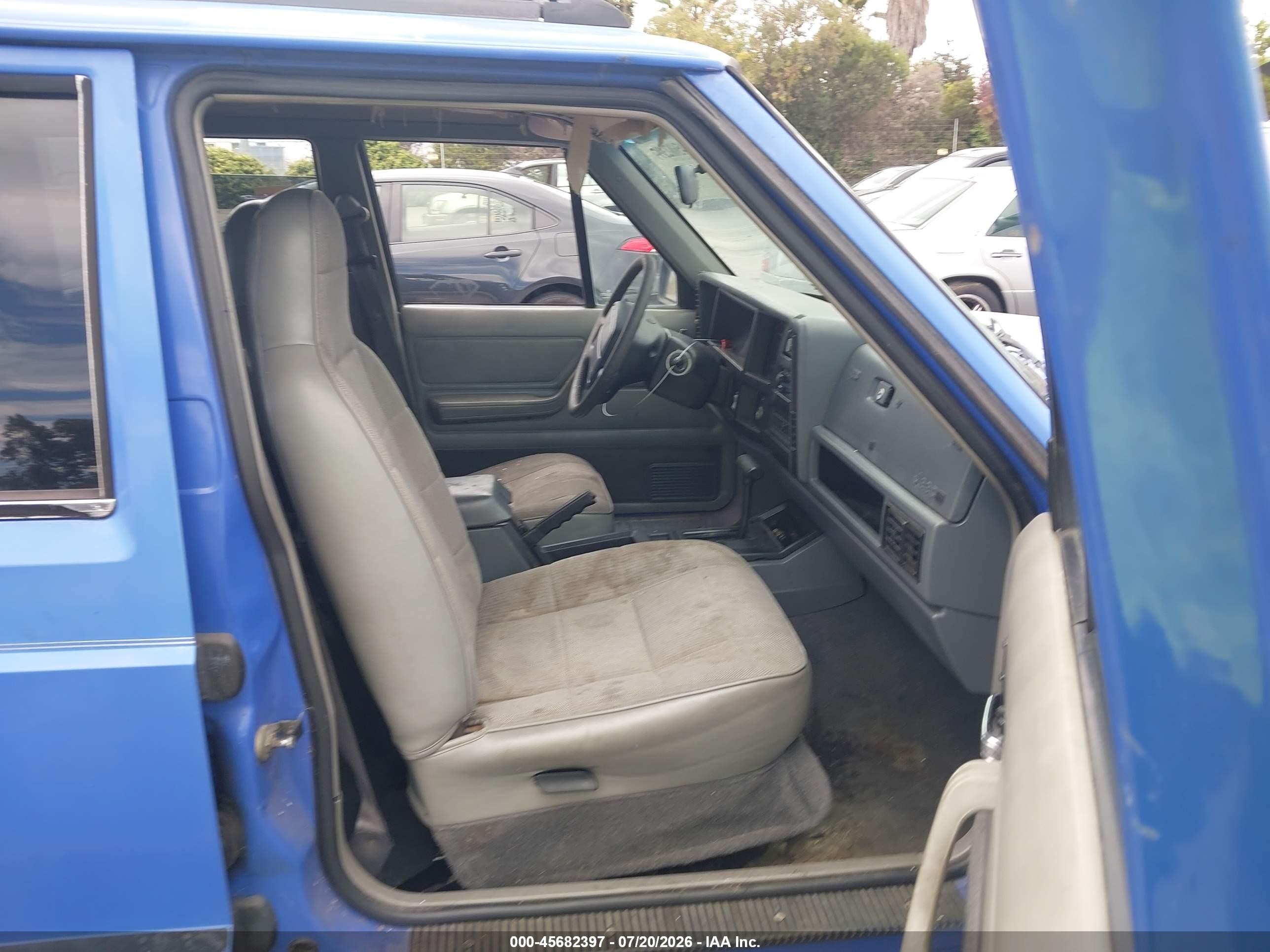 1996 Jeep Cherokee Sport/classic Blue vin: 1J4FT68S0TL329174