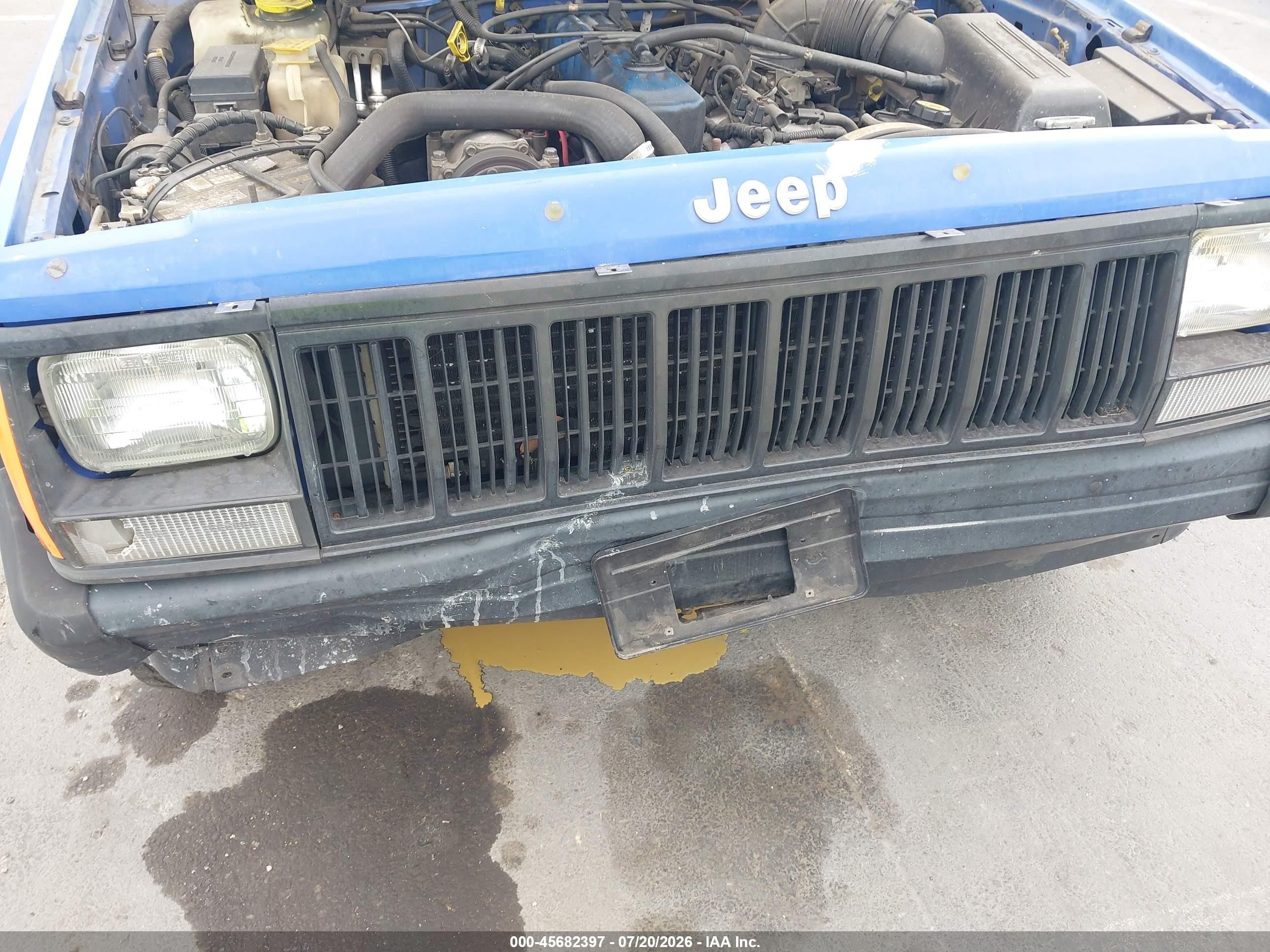 1996 Jeep Cherokee Sport/classic Blue vin: 1J4FT68S0TL329174