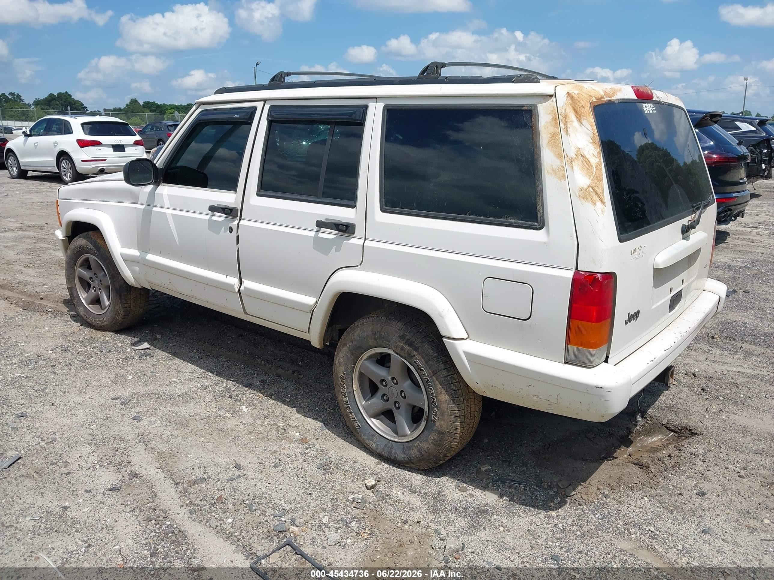 1998 Jeep Cherokee Classic/limited/sport Белый vin: 1J4FT68S0WL128606