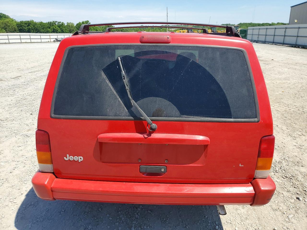 1999 Jeep Cherokee Sport Red vin: 1J4FT68S0XL596241