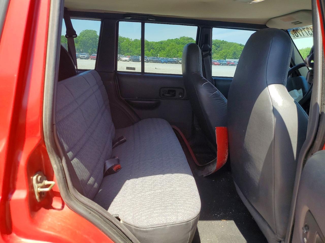 1999 Jeep Cherokee Sport Red vin: 1J4FT68S0XL596241