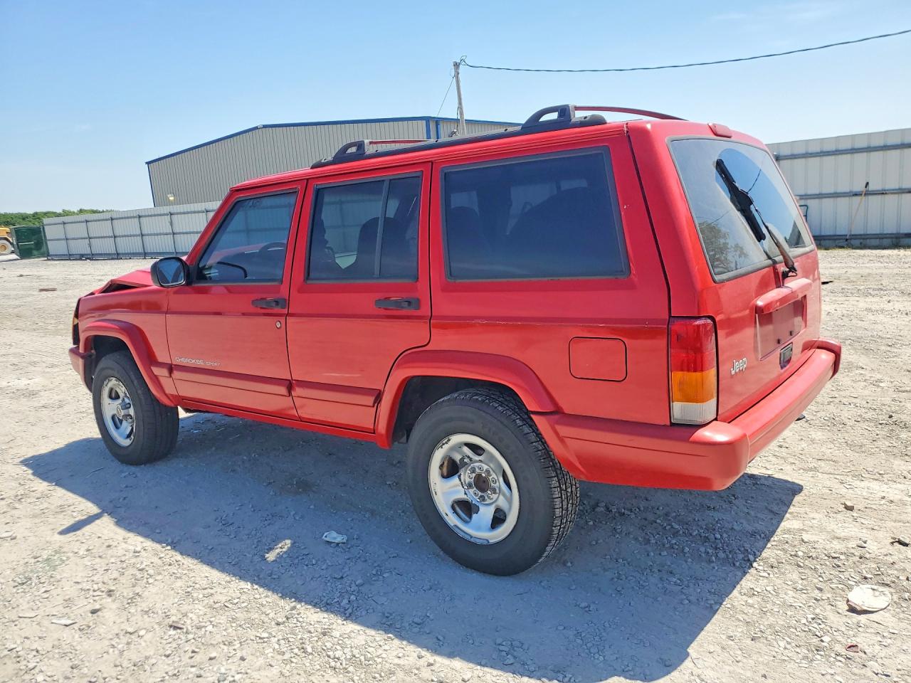 1999 Jeep Cherokee Sport Red vin: 1J4FT68S0XL596241