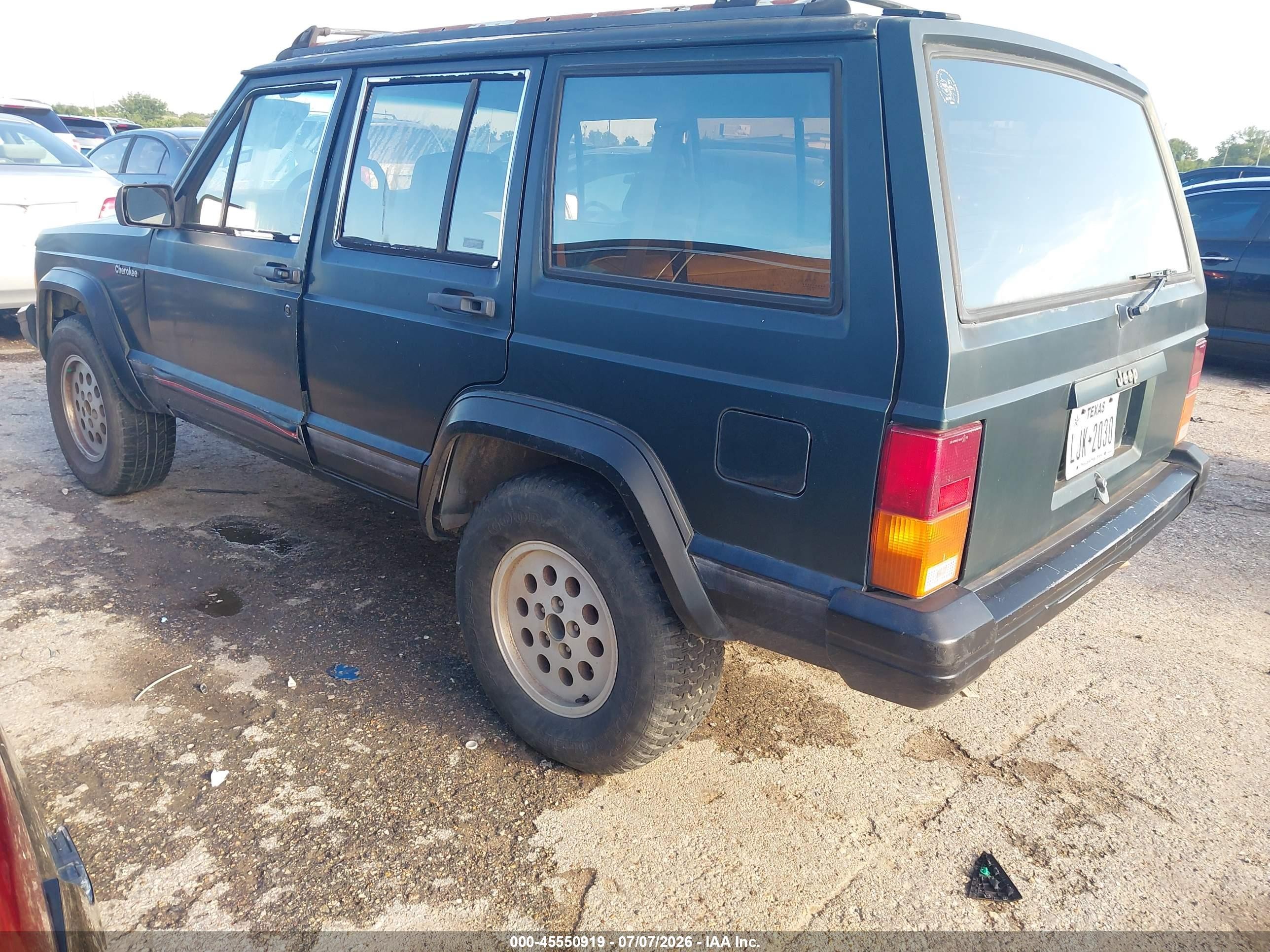 1994 Jeep Cherokee Sport Green vin: 1J4FT68S1RL135164