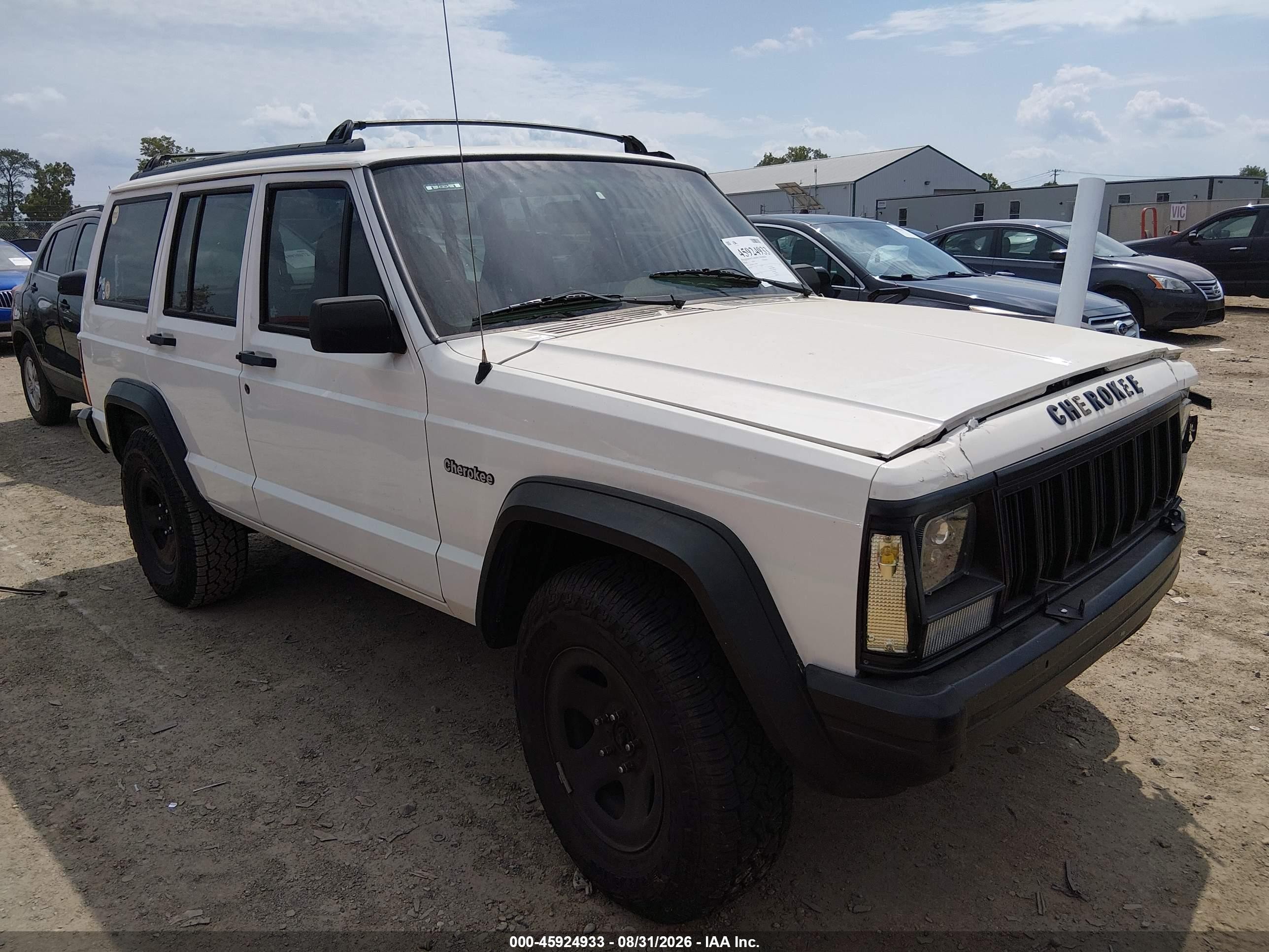 1996 Jeep Cherokee Sport/classic White vin: 1J4FT68S1TL159181