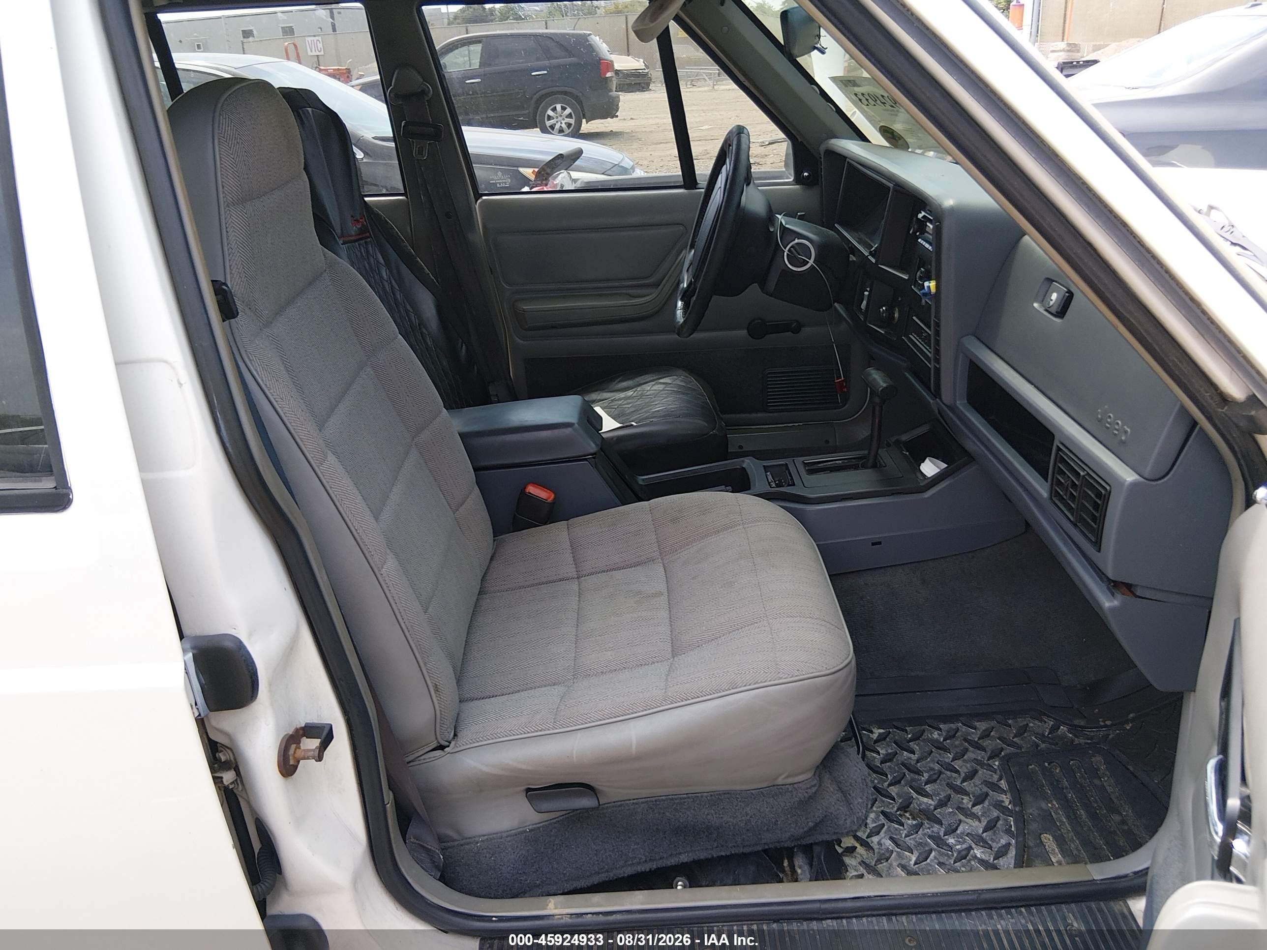 1996 Jeep Cherokee Sport/classic White vin: 1J4FT68S1TL159181