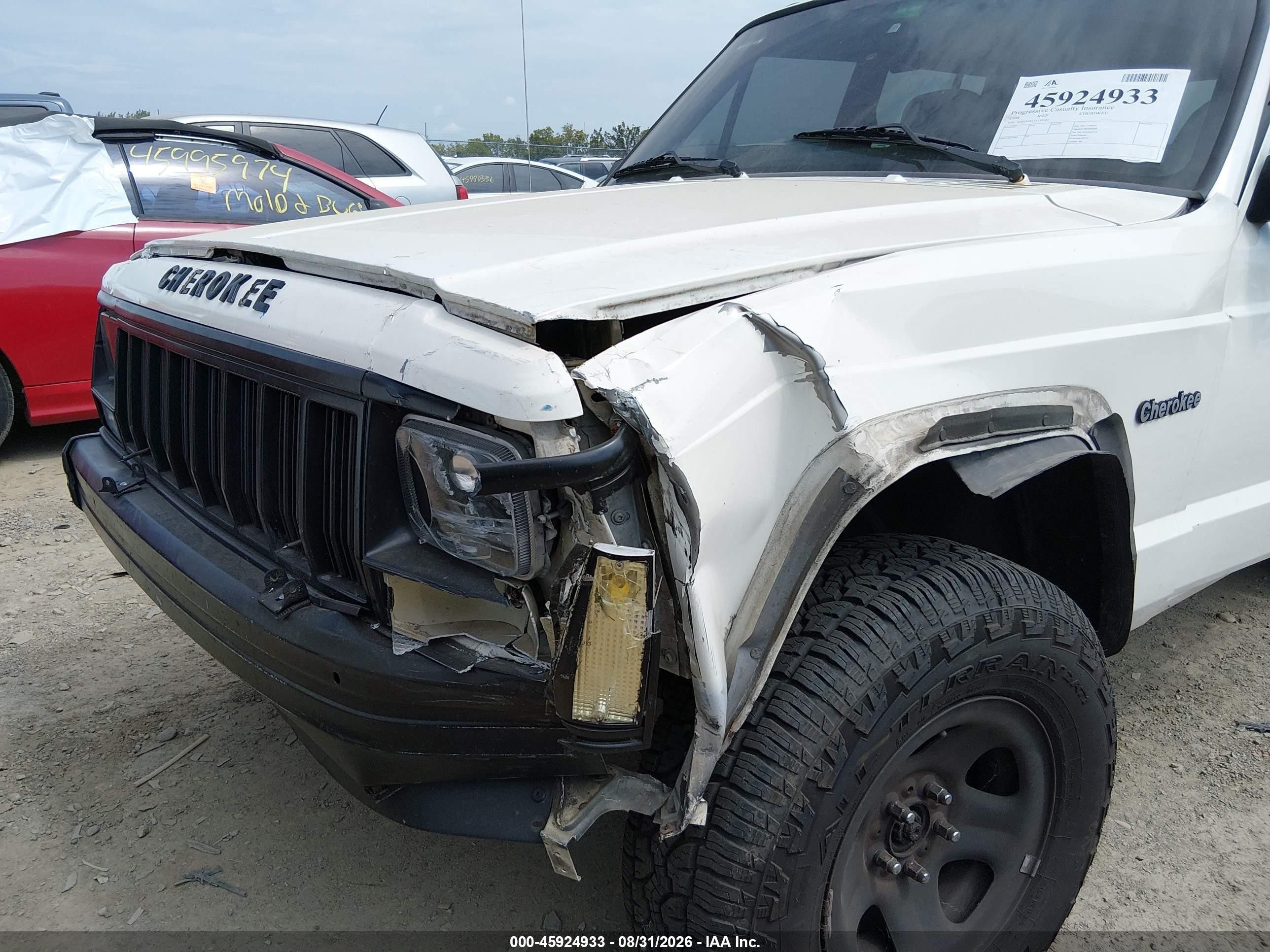 1996 Jeep Cherokee Sport/classic White vin: 1J4FT68S1TL159181