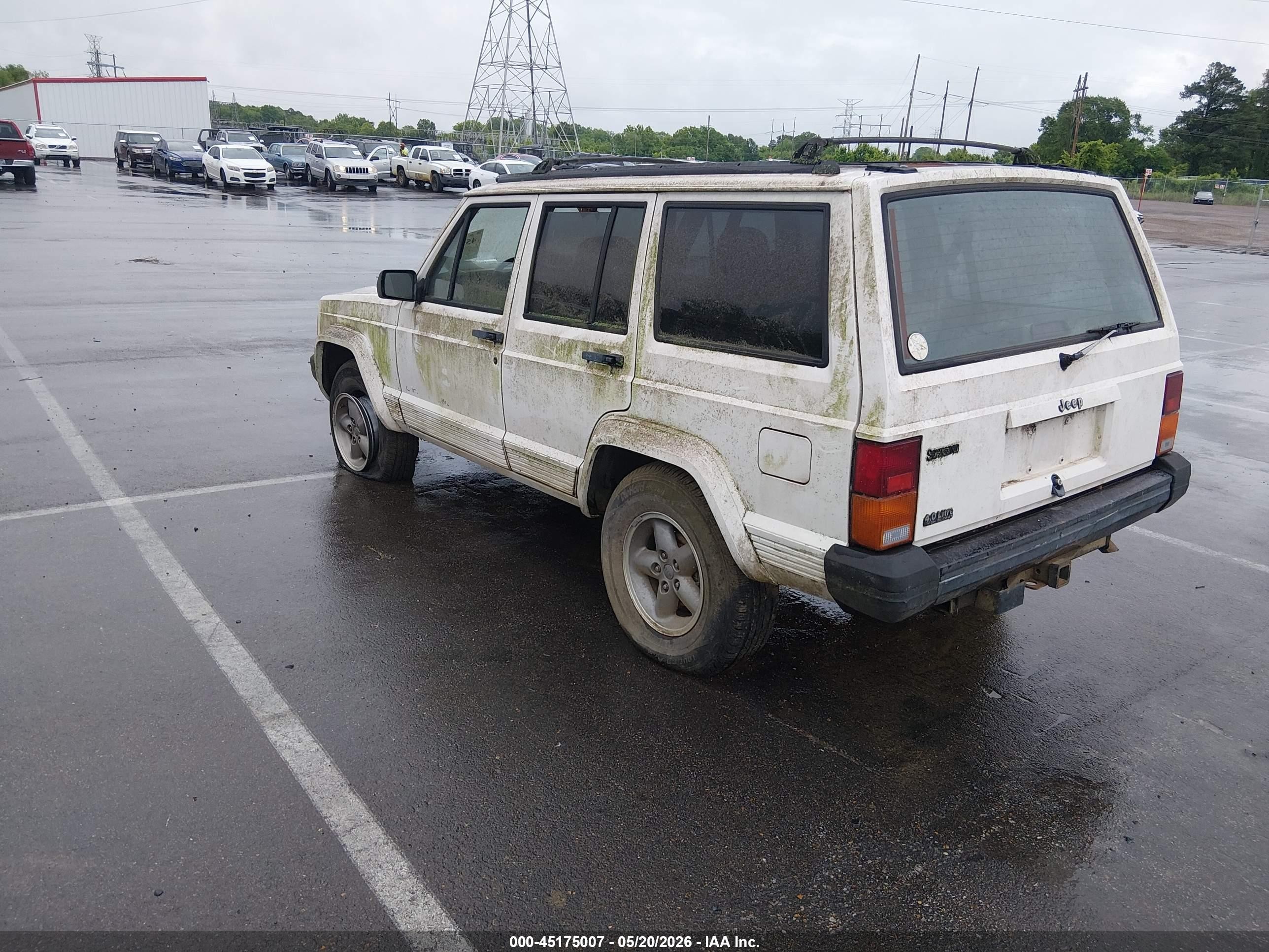 1996 Jeep Cherokee Sport/classic White vin: 1J4FT68S1TL323268