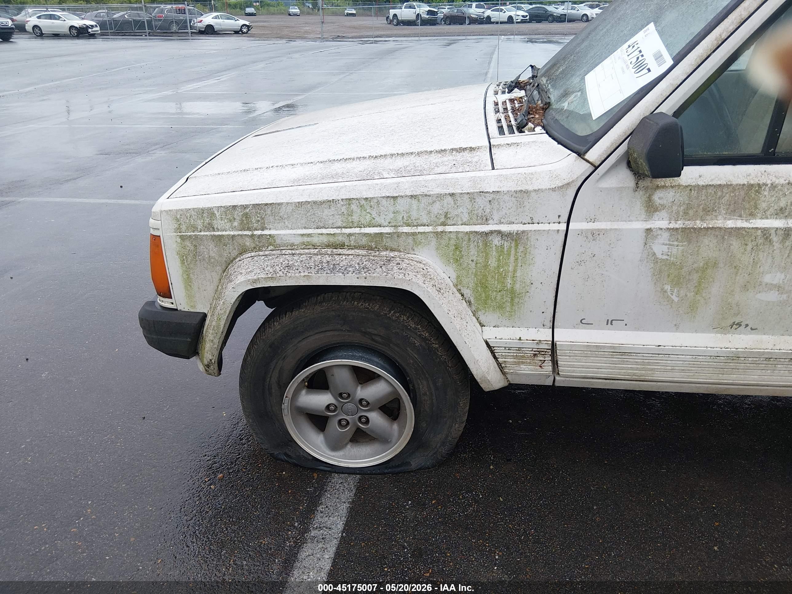 1996 Jeep Cherokee Sport/classic White vin: 1J4FT68S1TL323268
