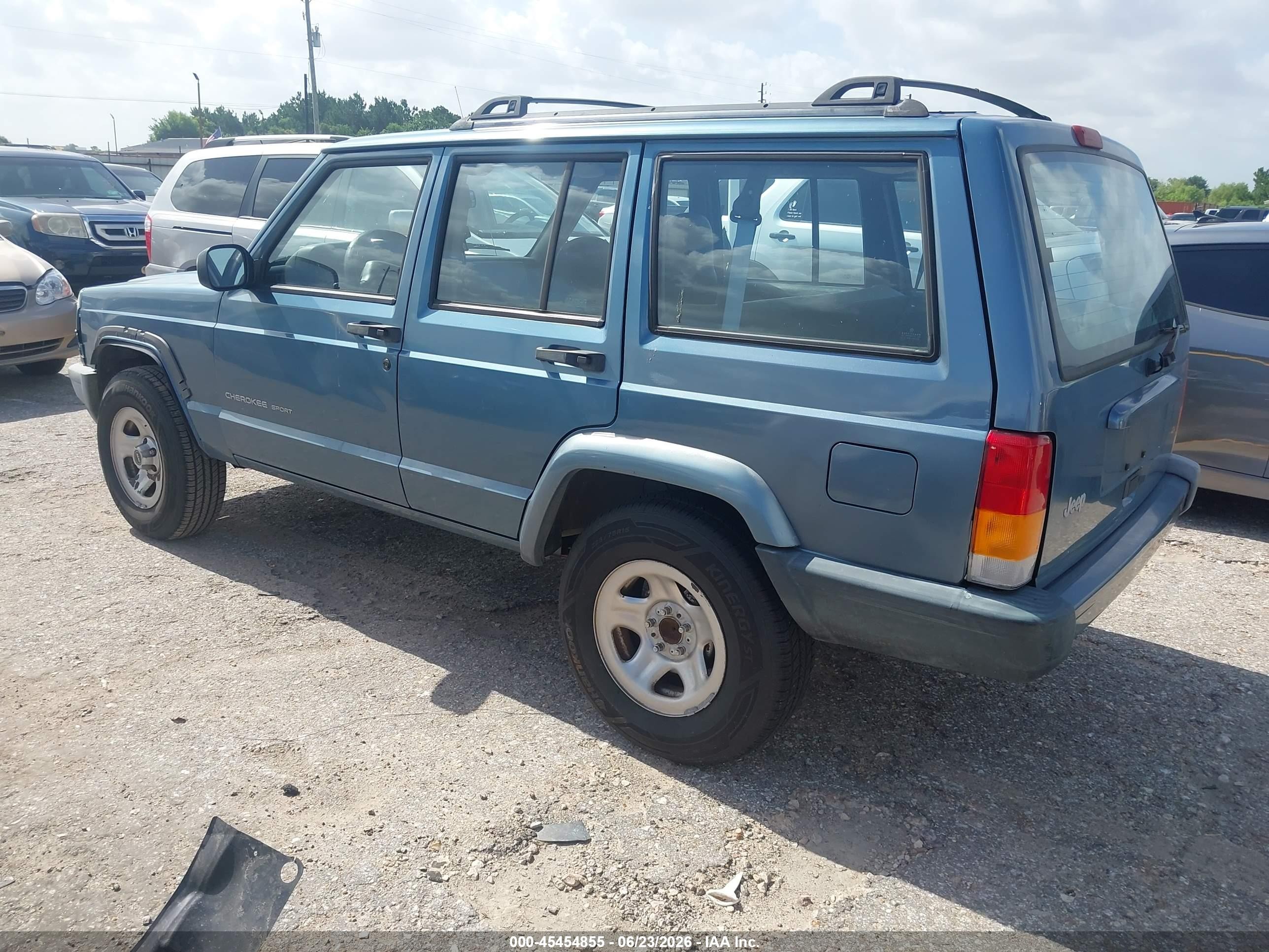 1999 Jeep Cherokee Classic/sport Blue vin: 1J4FT68S1XL558050