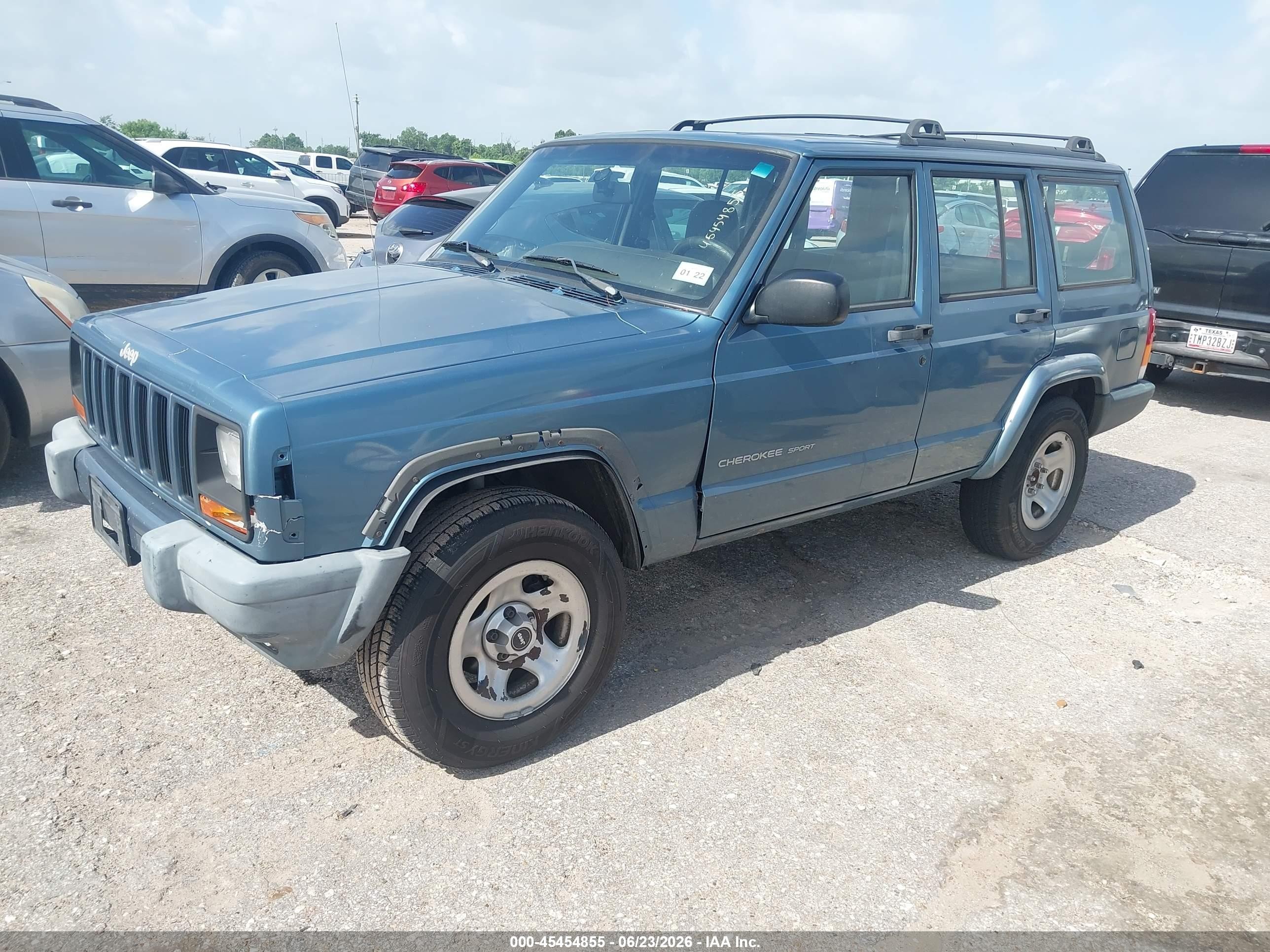 1999 Jeep Cherokee Classic/sport Blue vin: 1J4FT68S1XL558050