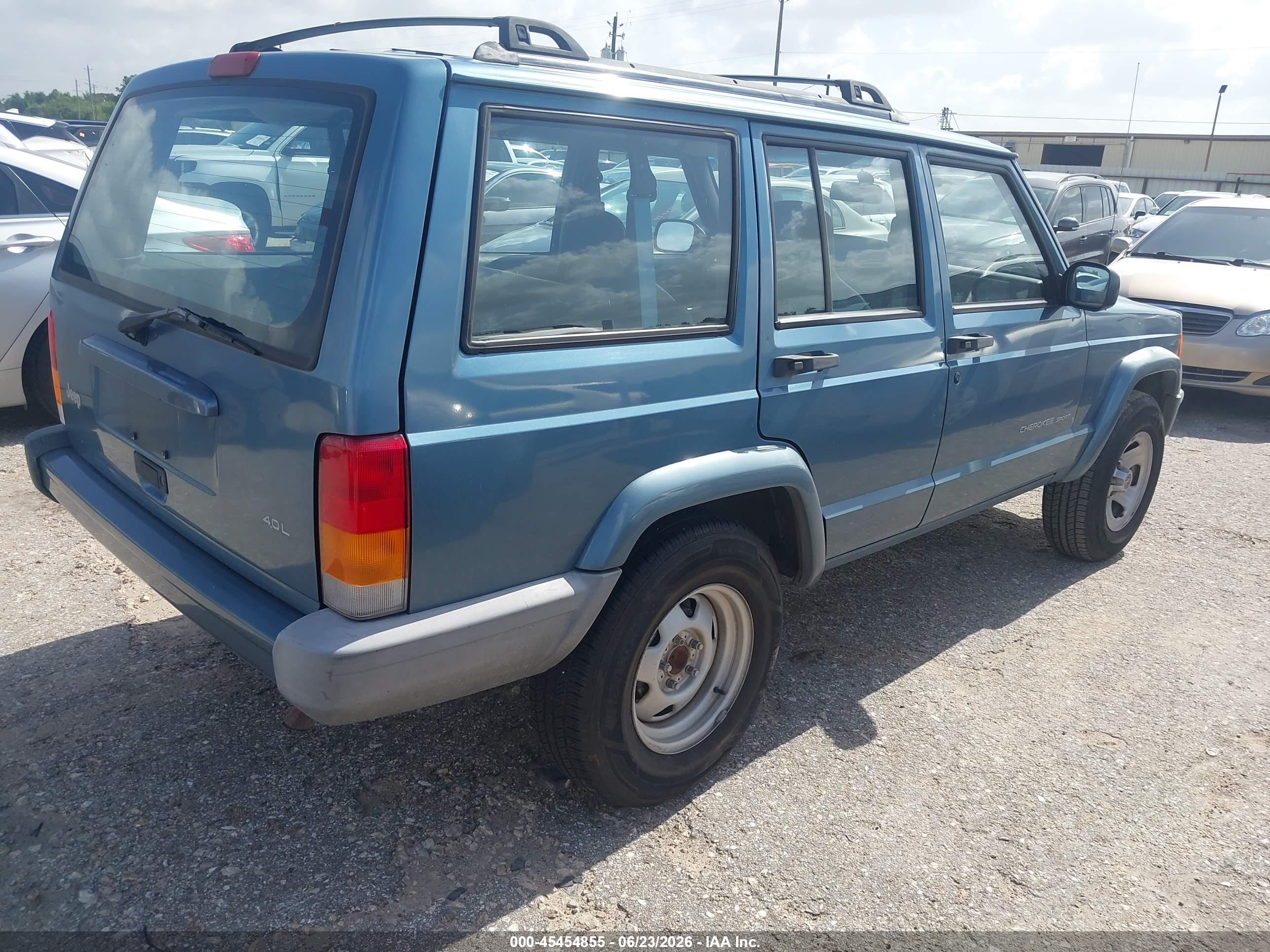 1999 Jeep Cherokee Classic/sport Blue vin: 1J4FT68S1XL558050
