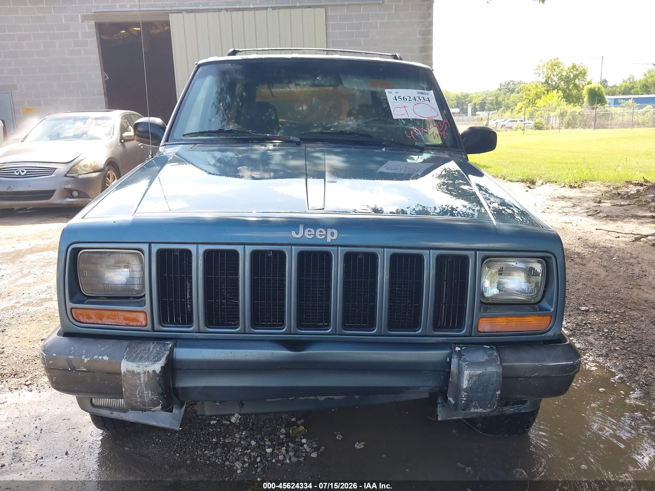 1999 Jeep Cherokee Classic/sport Синий vin: 1J4FT68S6XL575085