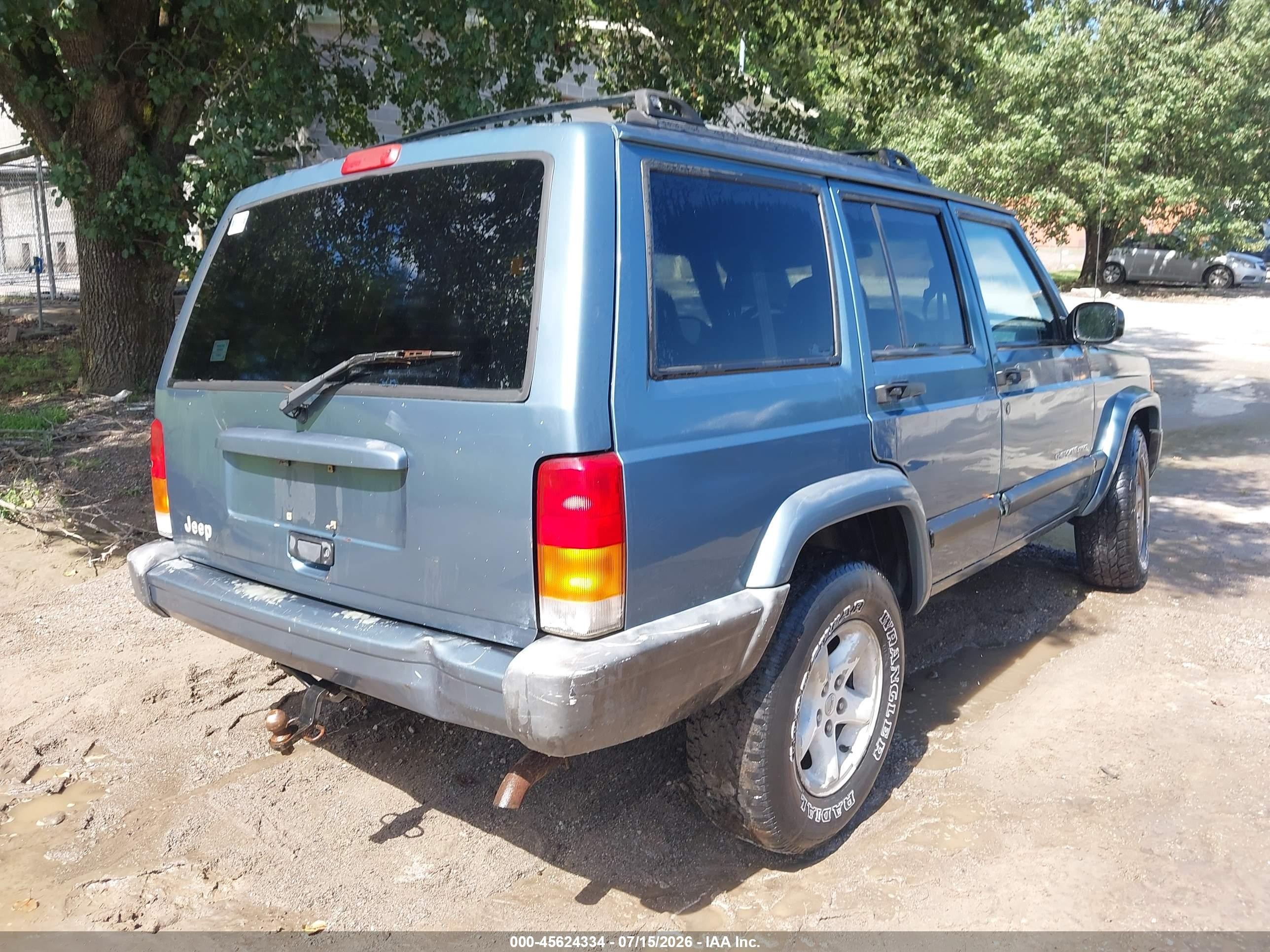 1999 Jeep Cherokee Classic/sport Синий vin: 1J4FT68S6XL575085