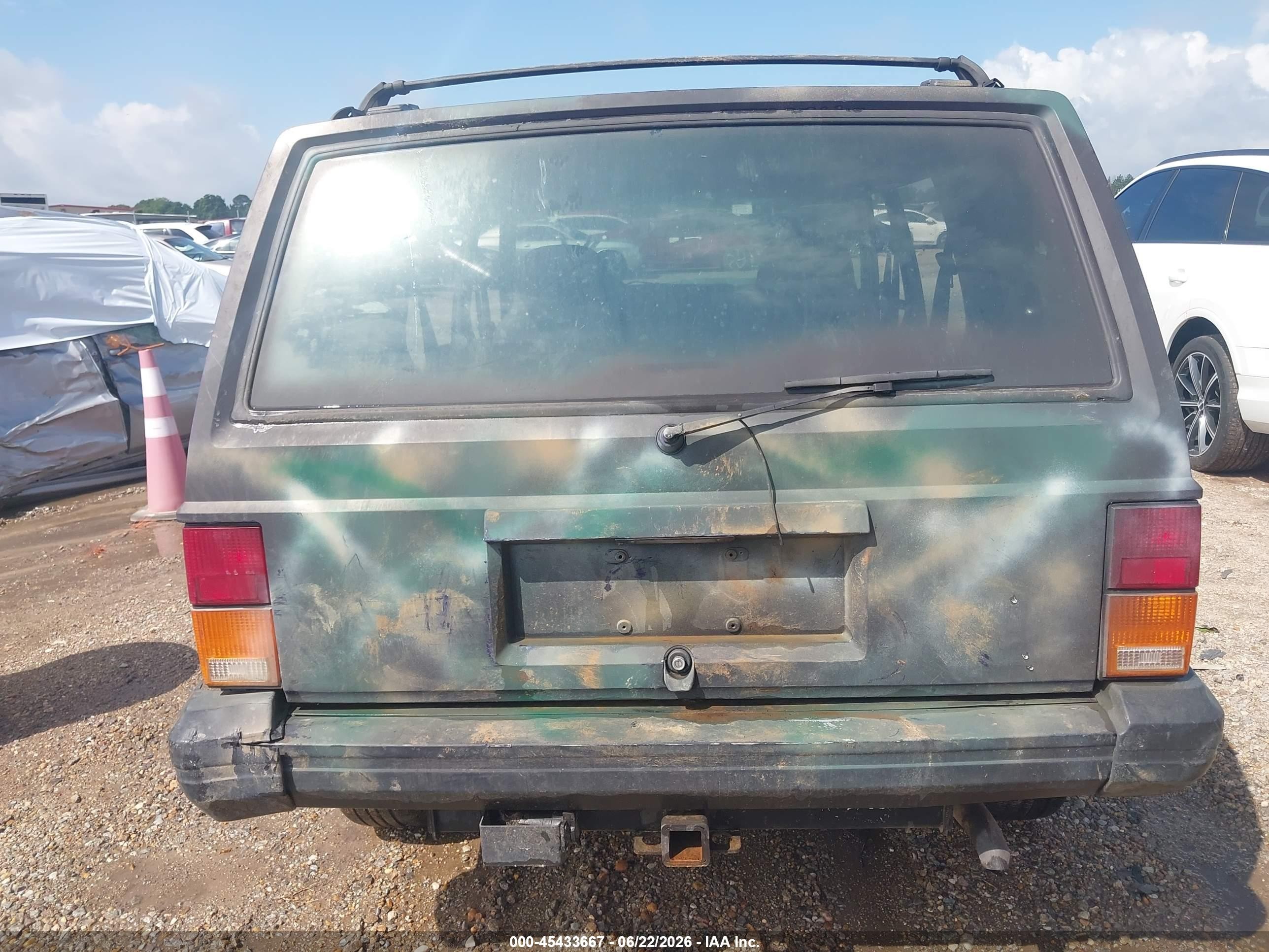 1996 Jeep Cherokee Sport/classic Green vin: 1J4FT68S7TL323307