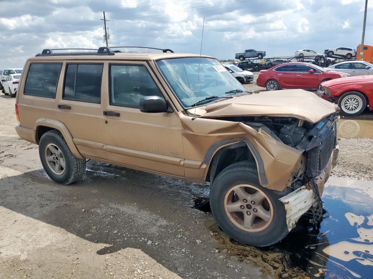1999 Jeep Cherokee Sport Желто-коричневый vin: 1J4FT68S8XL505703