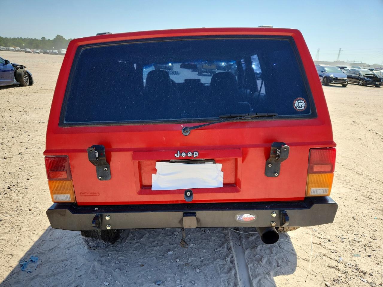 1995 Jeep Cherokee Sport Red vin: 1J4FT68S9SL668093