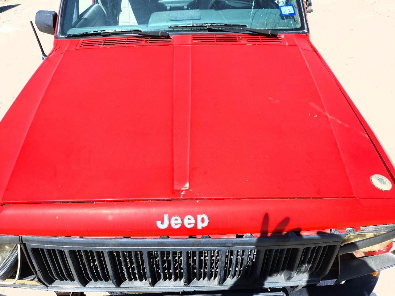 1995 Jeep Cherokee Sport Red vin: 1J4FT68S9SL668093