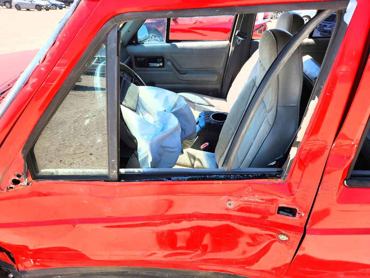 1995 Jeep Cherokee Sport Red vin: 1J4FT68S9SL668093