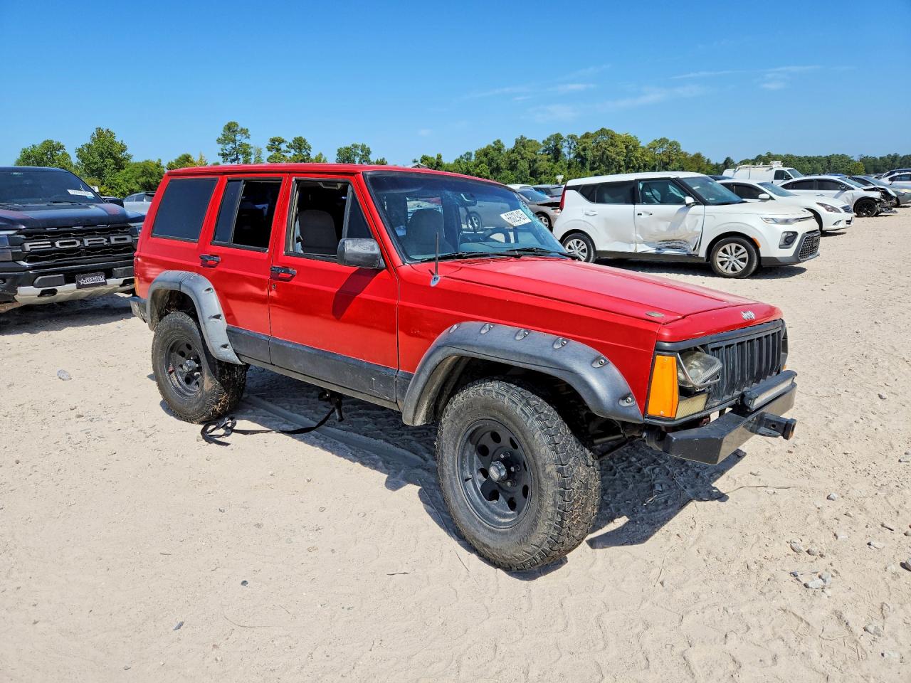 1995 Jeep Cherokee Sport Red vin: 1J4FT68S9SL668093