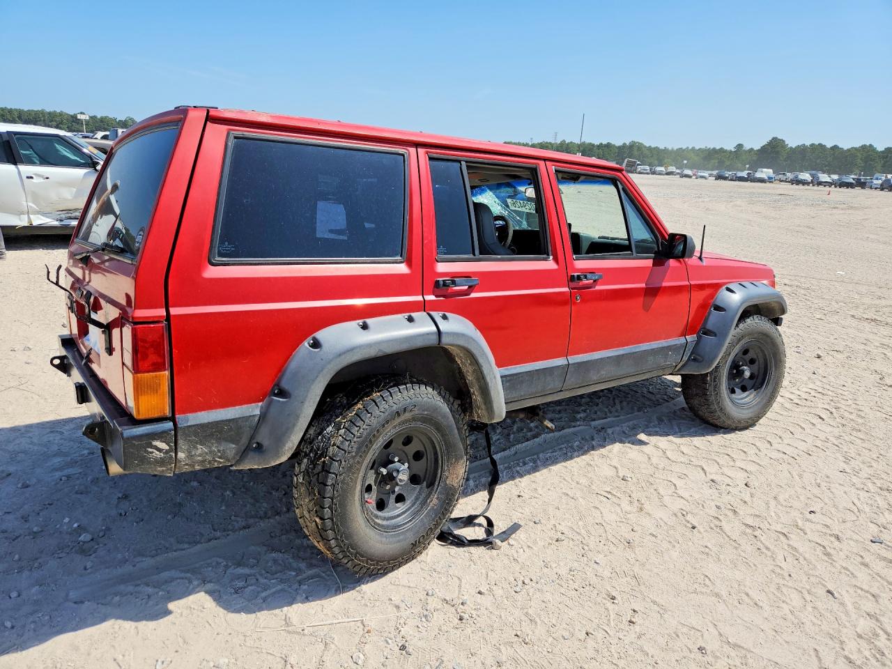 1995 Jeep Cherokee Sport Red vin: 1J4FT68S9SL668093
