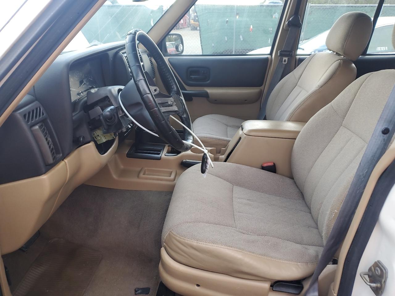 1999 Jeep Cherokee Sport White vin: 1J4FT68S9XL584539