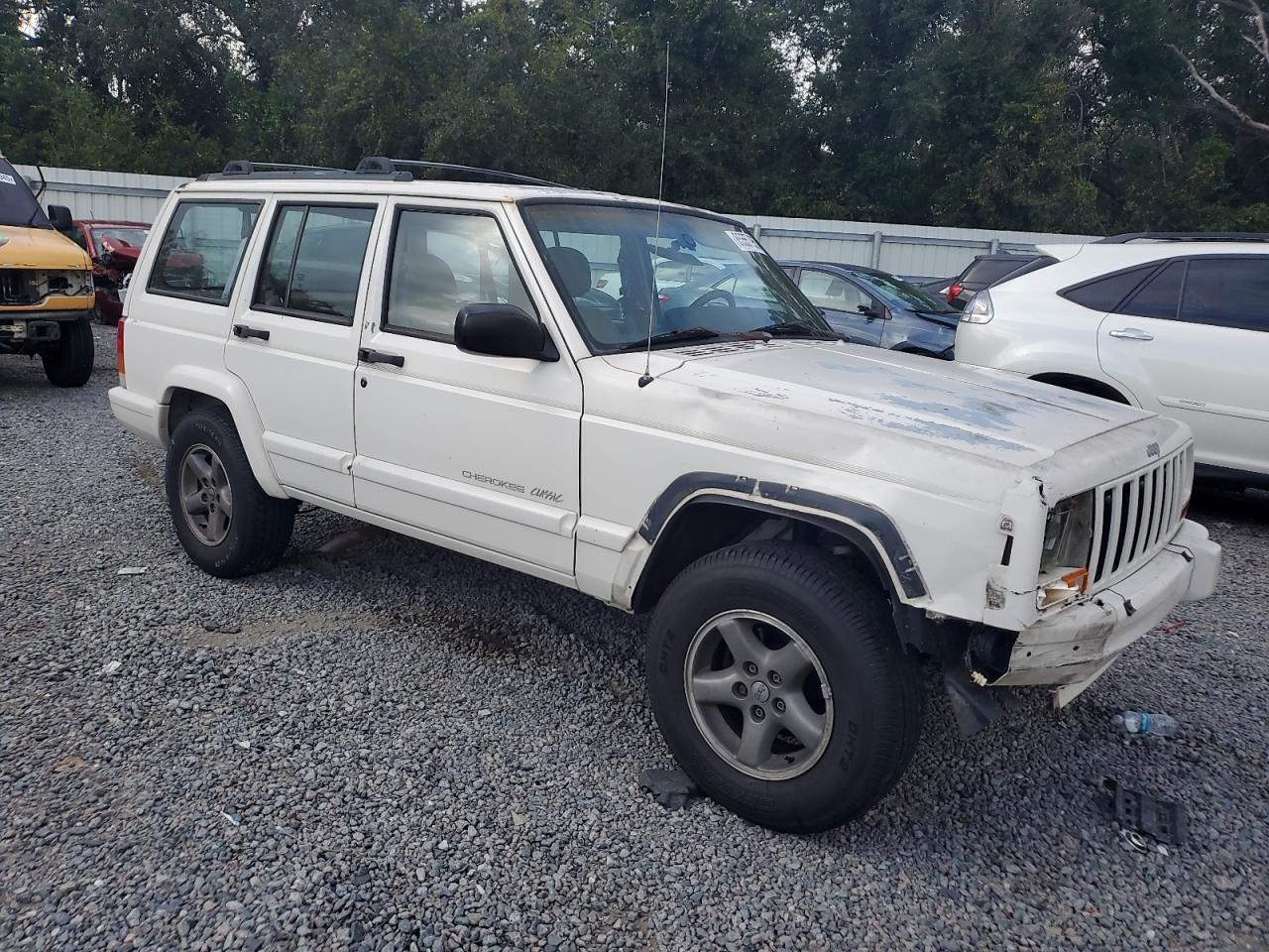 1999 Jeep Cherokee Sport White vin: 1J4FT68S9XL584539