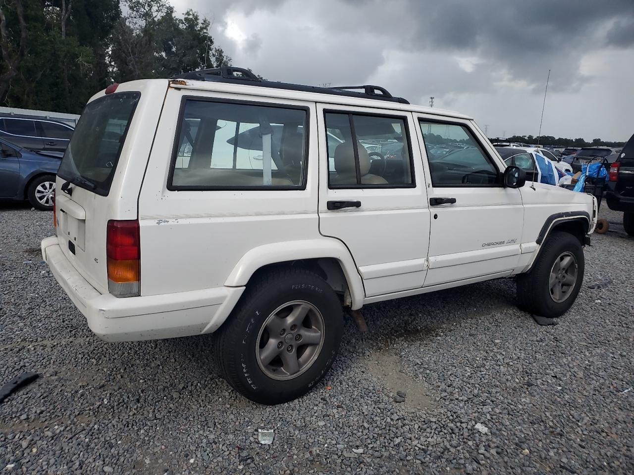 1999 Jeep Cherokee Sport White vin: 1J4FT68S9XL584539