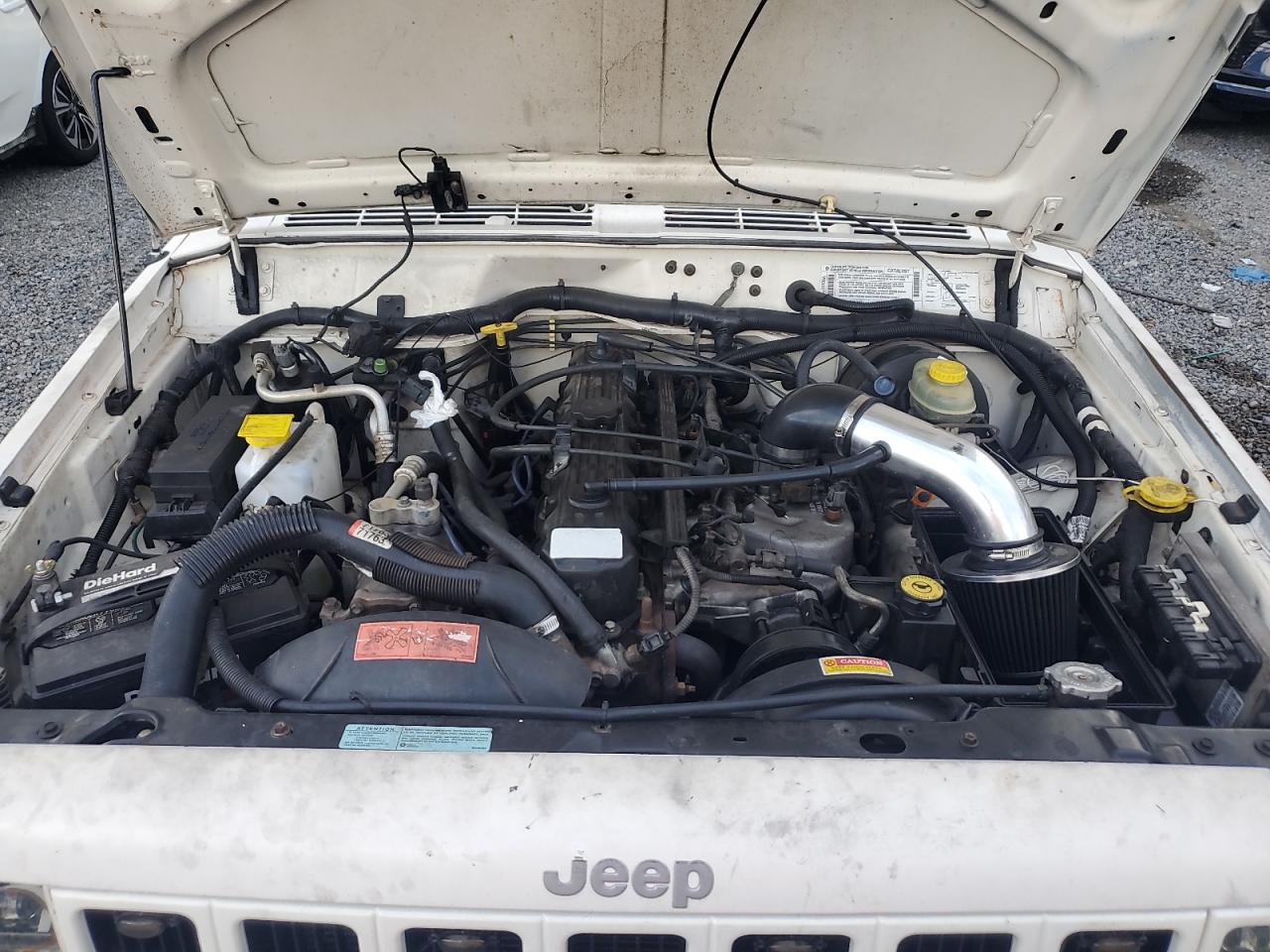 1999 Jeep Cherokee Sport White vin: 1J4FT68S9XL584539