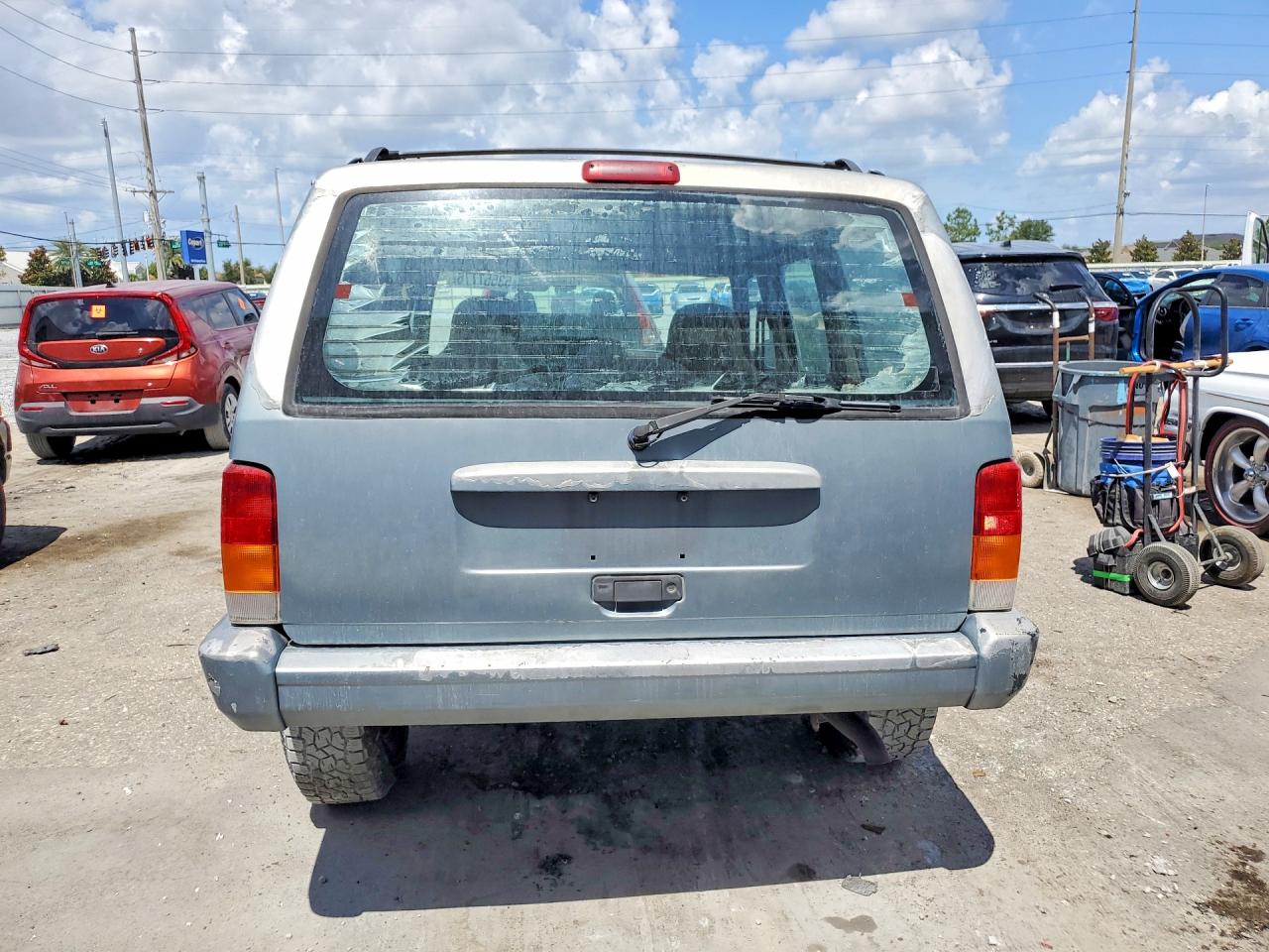 1999 Jeep Cherokee Sport Blue vin: 1J4FT68S9XL604191