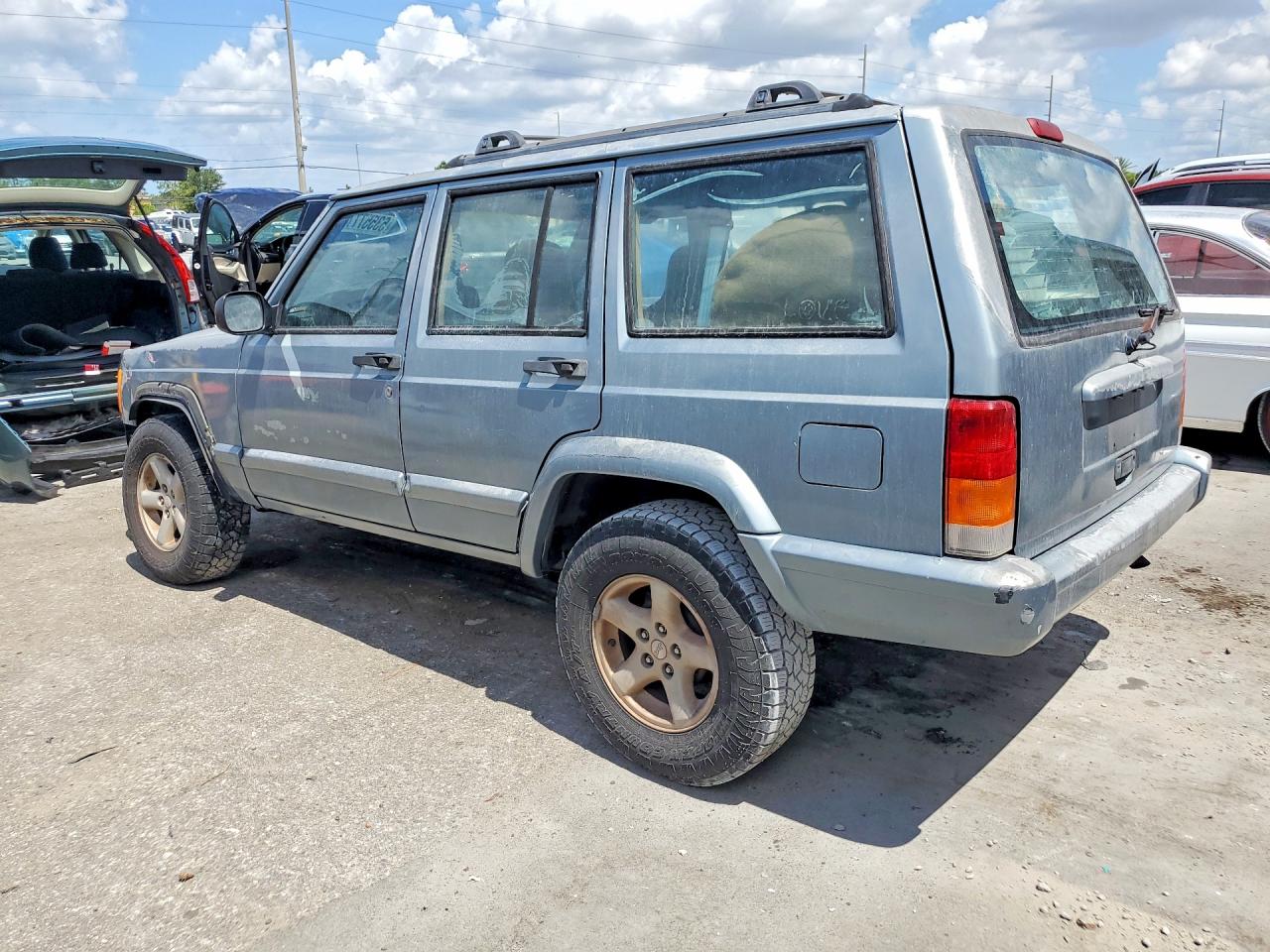 1999 Jeep Cherokee Sport Blue vin: 1J4FT68S9XL604191