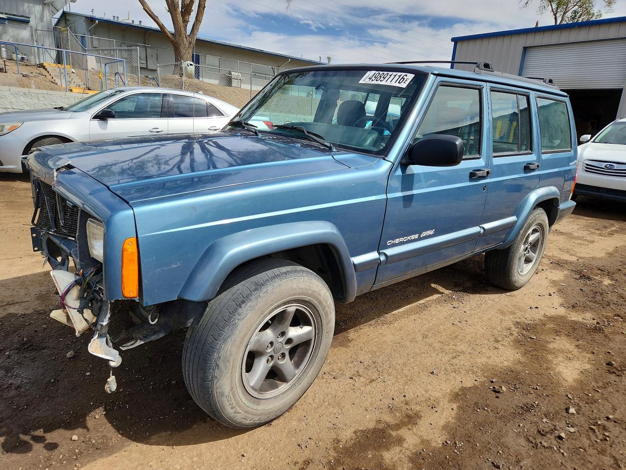 1999 Jeep Cherokee Sport Blue vin: 1J4FT68S9XL613991