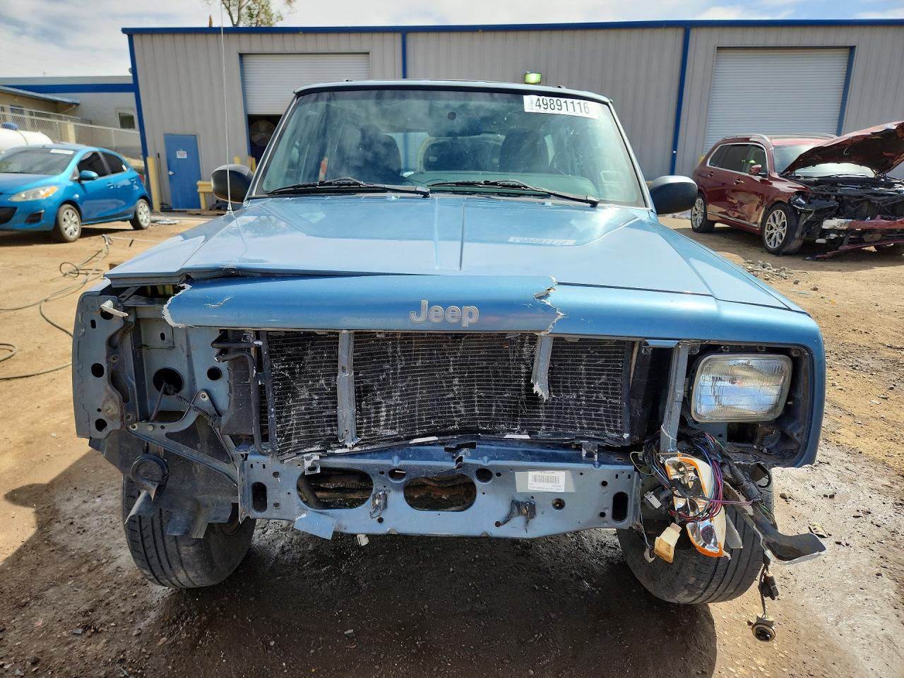 1999 Jeep Cherokee Sport Blue vin: 1J4FT68S9XL613991