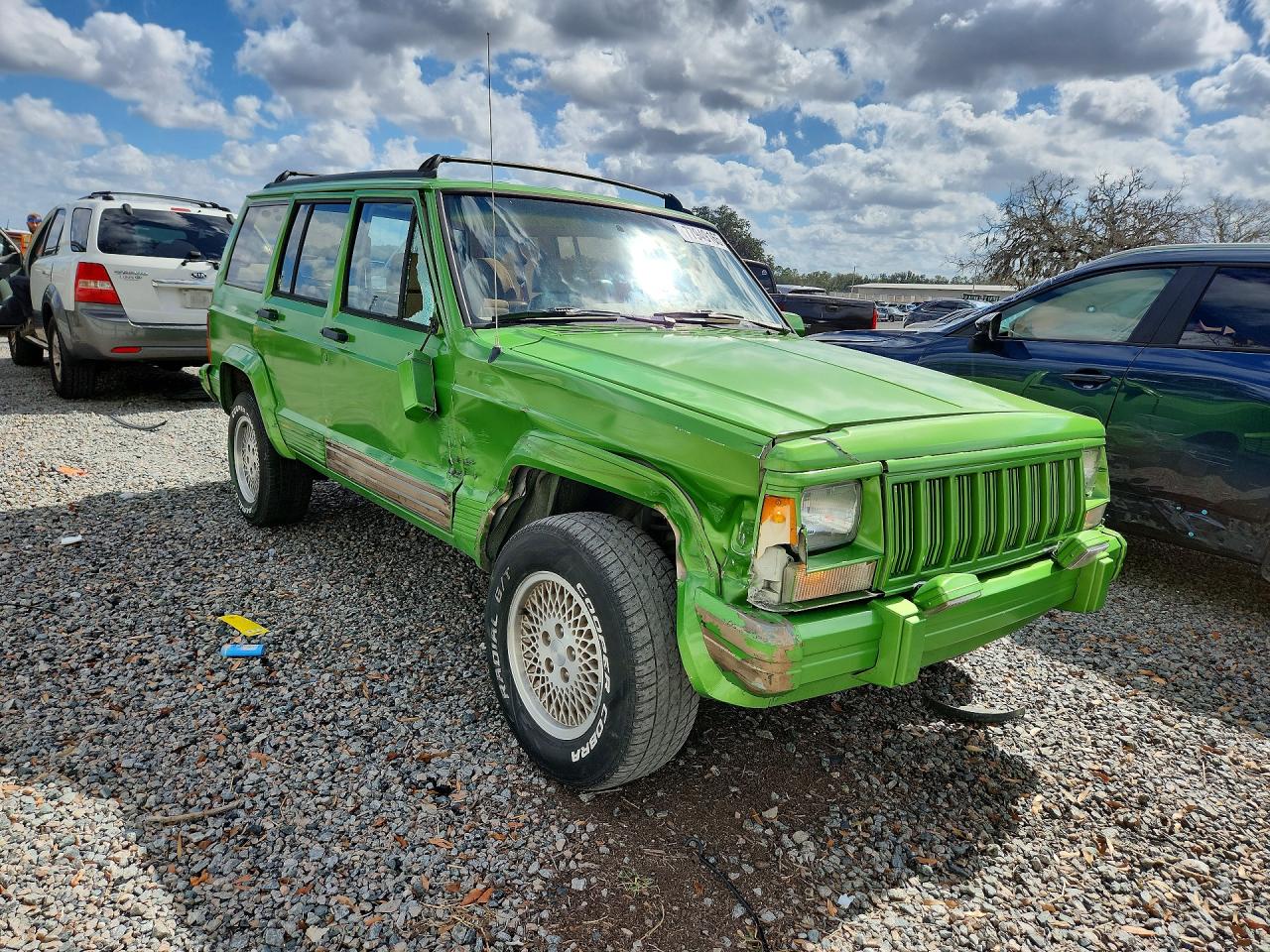 1993 Jeep Cherokee Country Green vin: 1J4FT78S3PL540431
