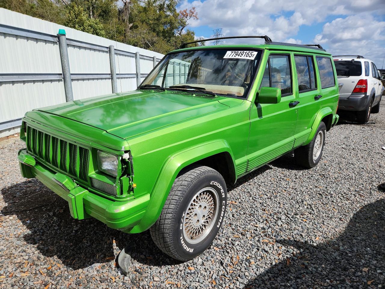 1993 Jeep Cherokee Country Green vin: 1J4FT78S3PL540431