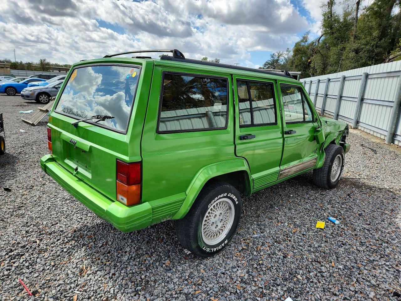 1993 Jeep Cherokee Country Green vin: 1J4FT78S3PL540431