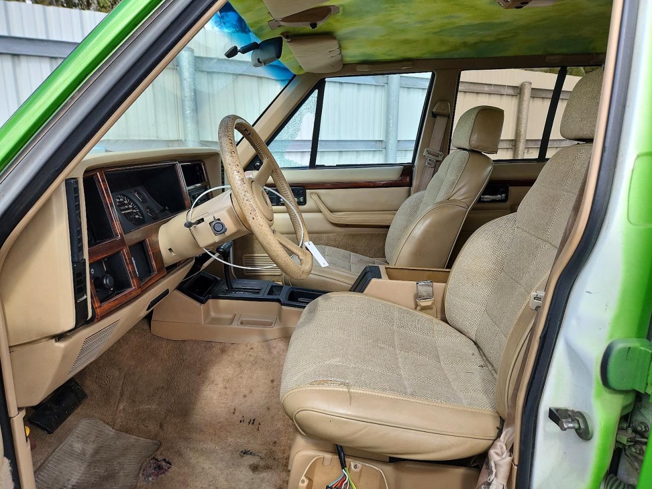 1993 Jeep Cherokee Country Green vin: 1J4FT78S3PL540431