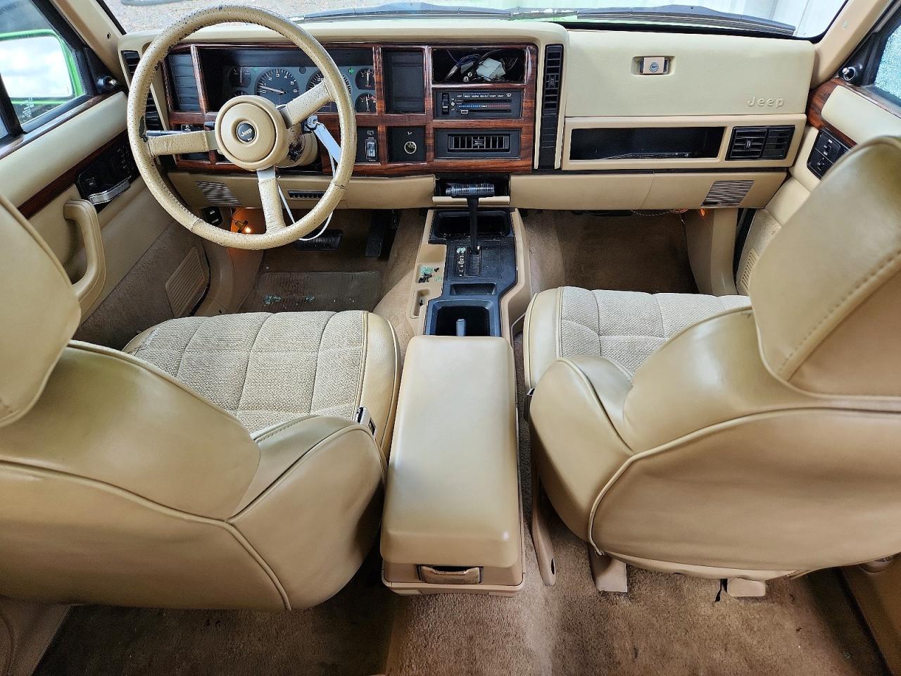 1993 Jeep Cherokee Country Green vin: 1J4FT78S3PL540431