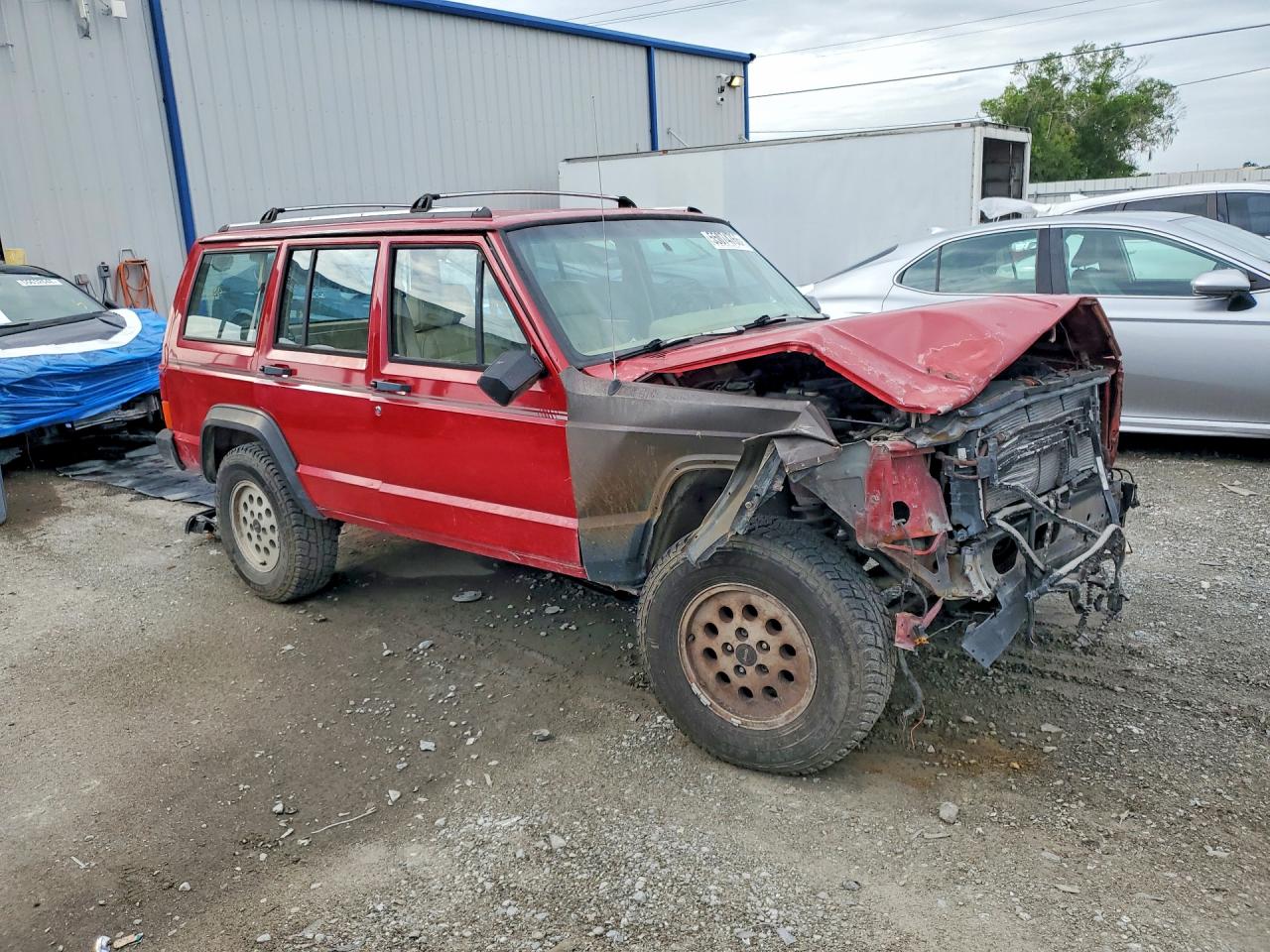 1992 Jeep Cherokee Sport Красный vin: 1J4FT88S8NL242895