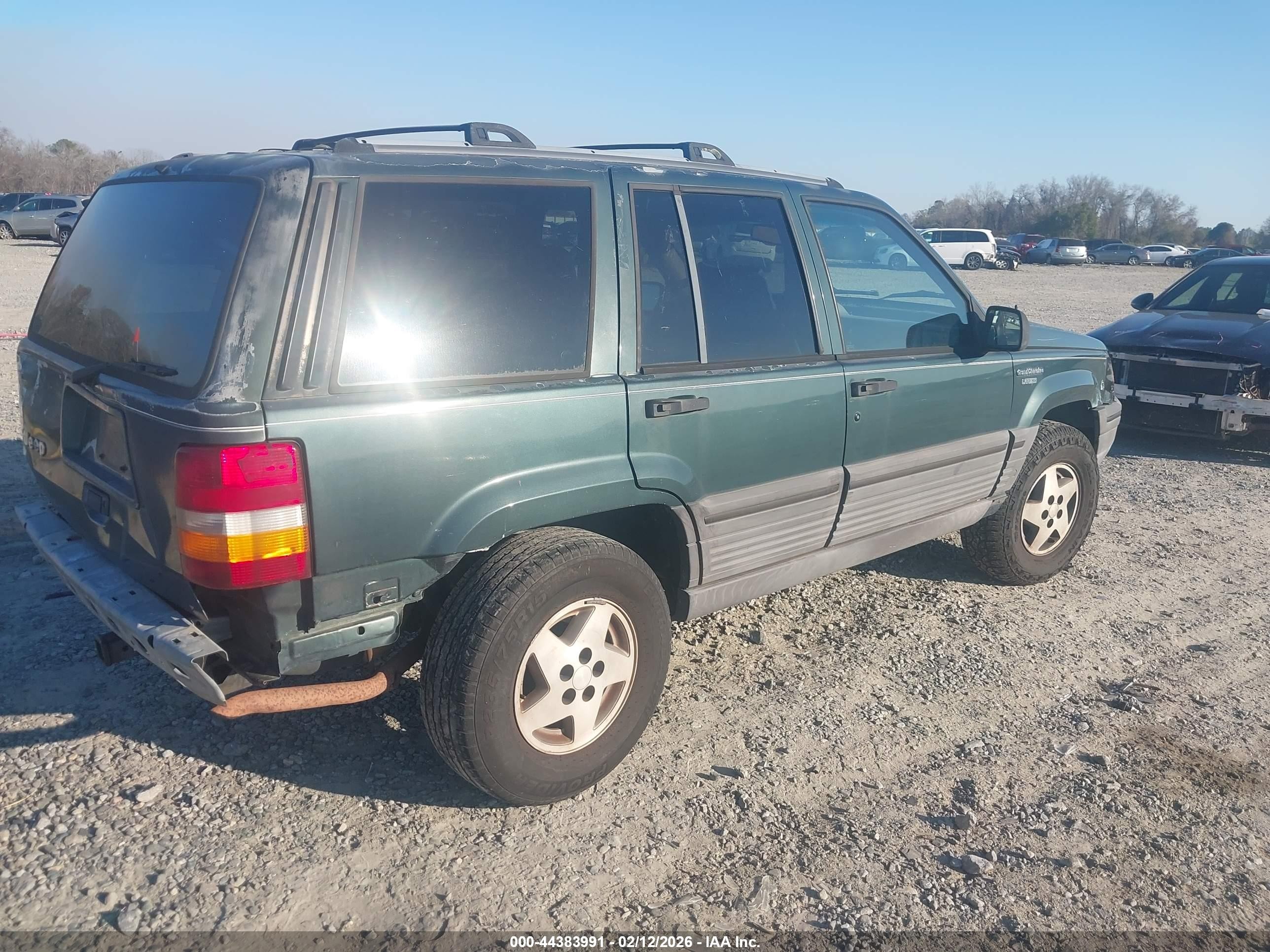 1995 Jeep Grand Cherokee Laredo Green vin: 1J4FX58S2SC716693