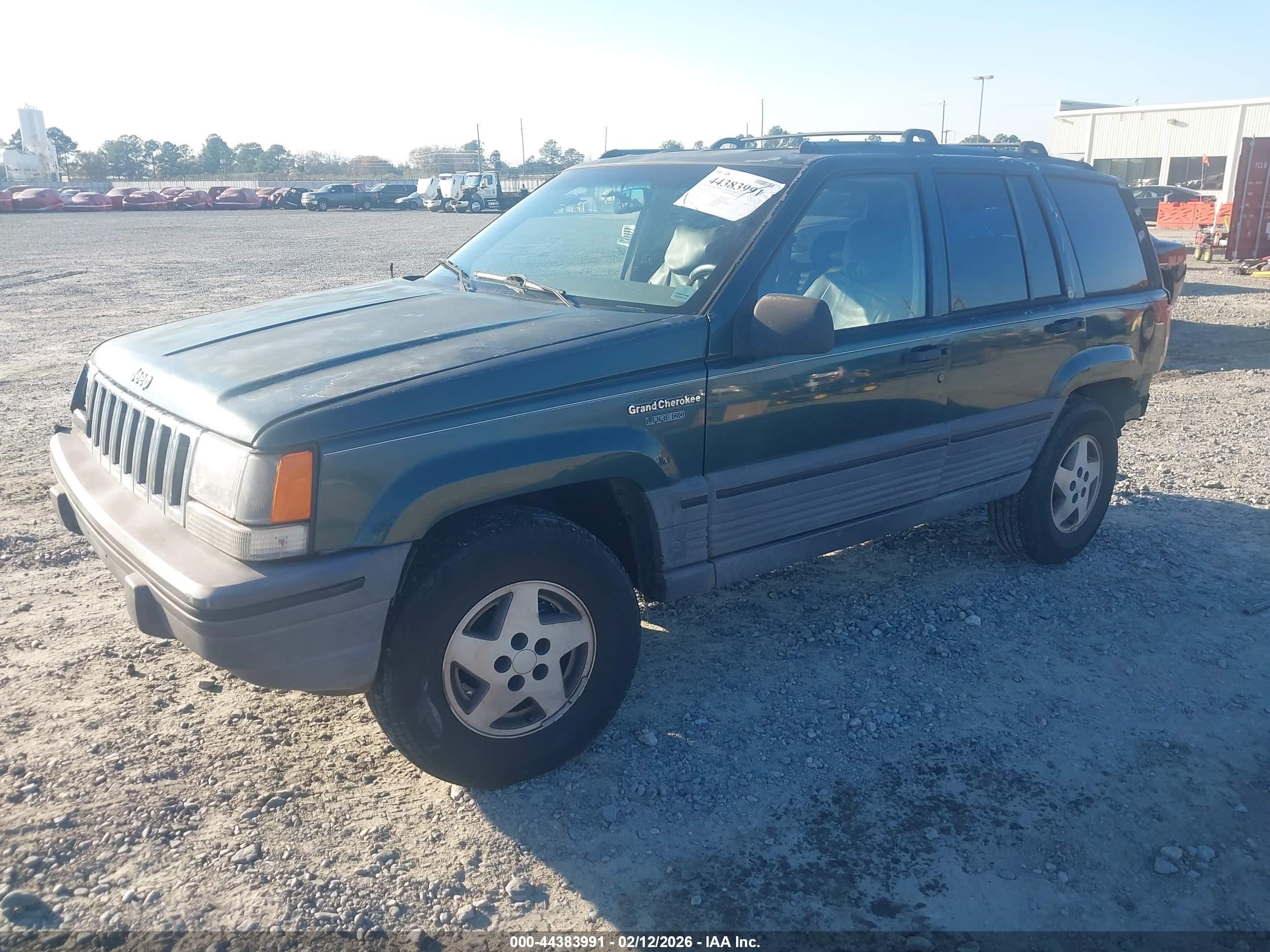 1995 Jeep Grand Cherokee Laredo Green vin: 1J4FX58S2SC716693