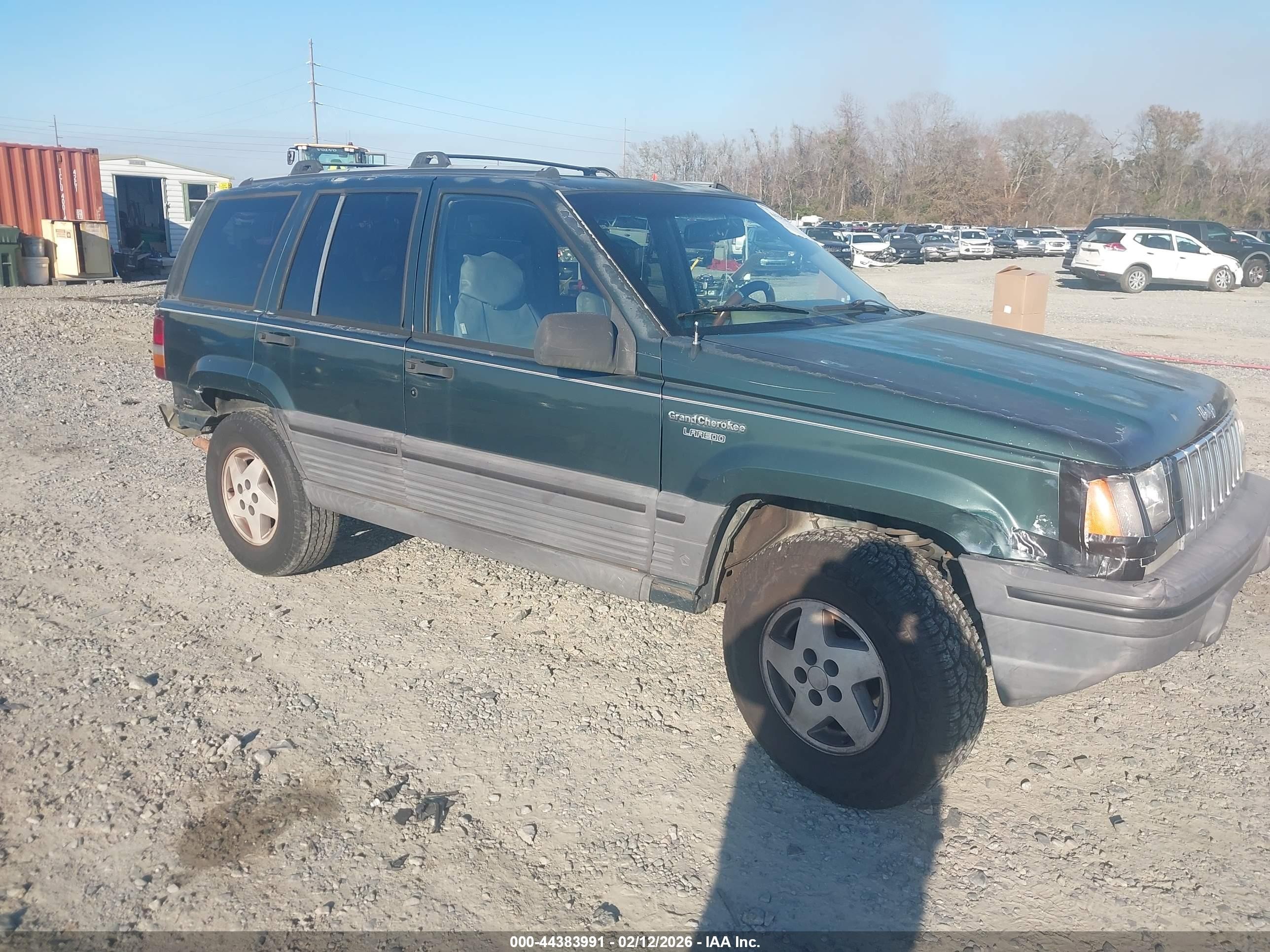 1995 Jeep Grand Cherokee Laredo Green vin: 1J4FX58S2SC716693