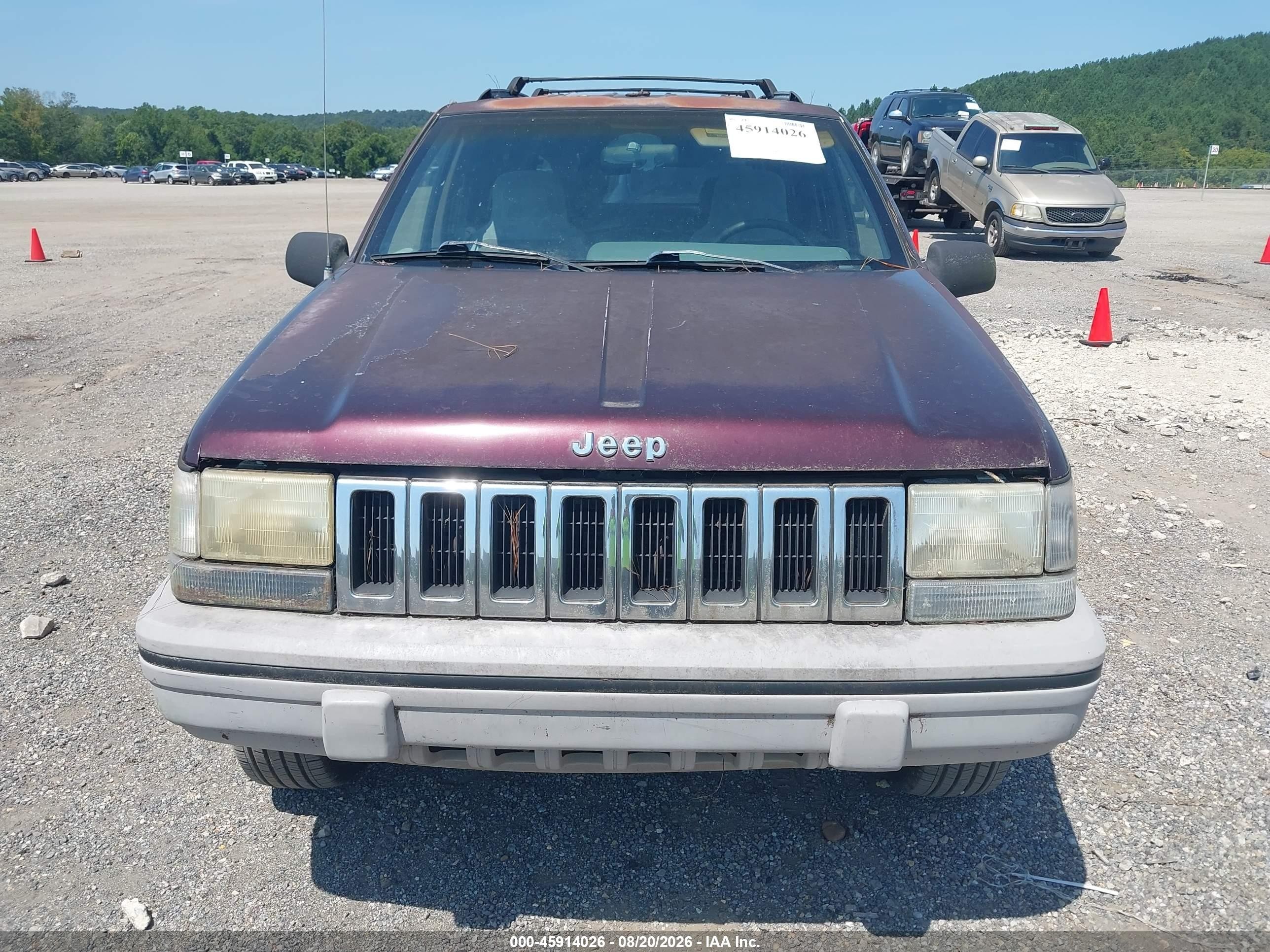 1995 Jeep Grand Cherokee Laredo Burgundy vin: 1J4FX58S3SC739643